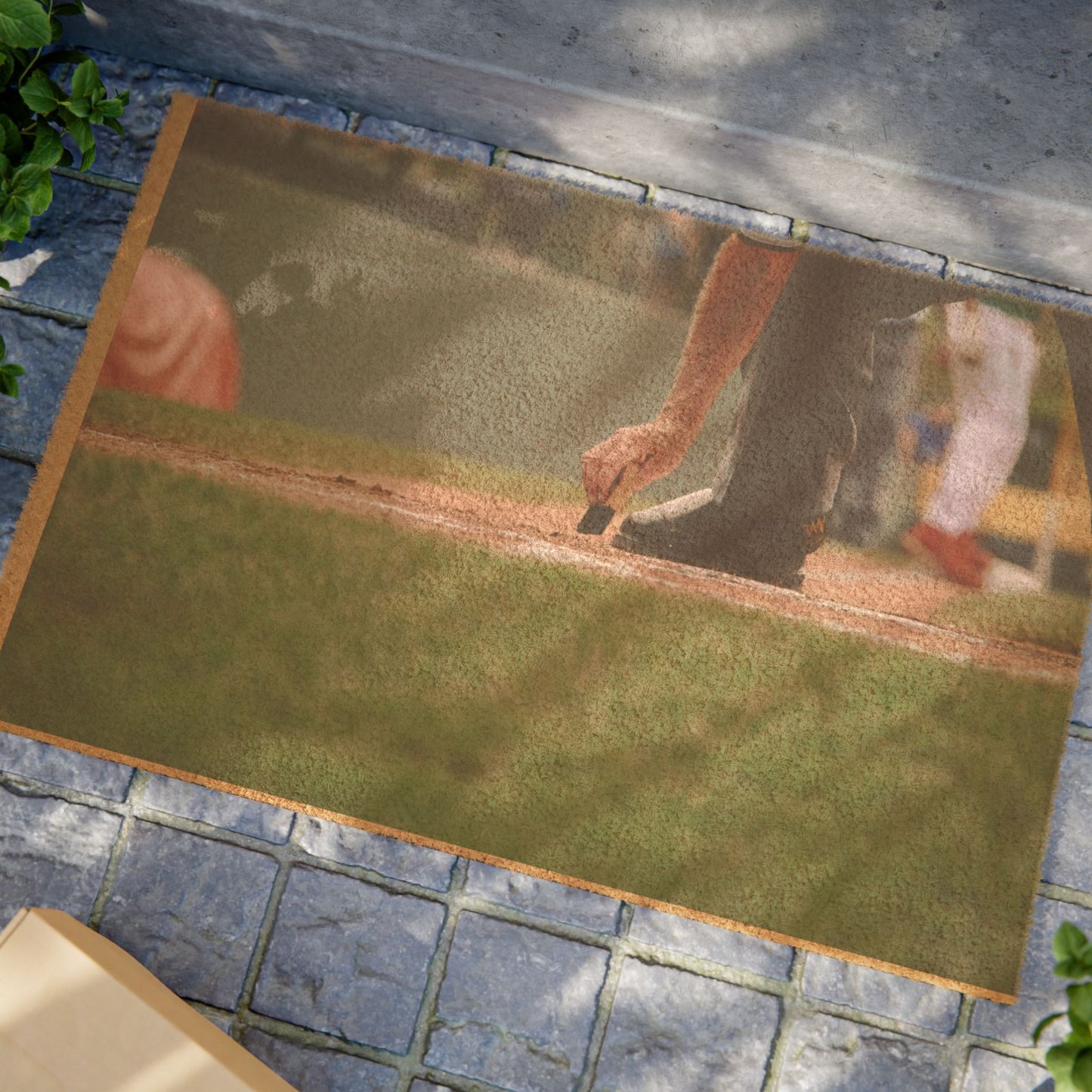 Dust Off home Plate- Door Coir Mat