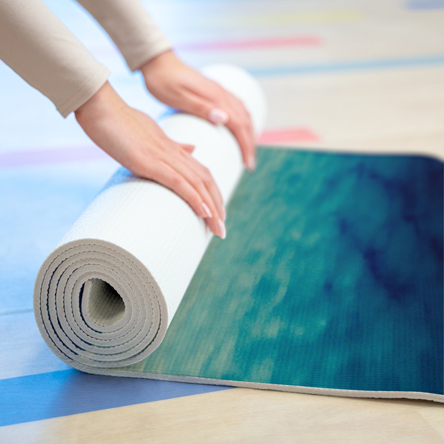 New Zealand Reflection --Foam Yoga Mat