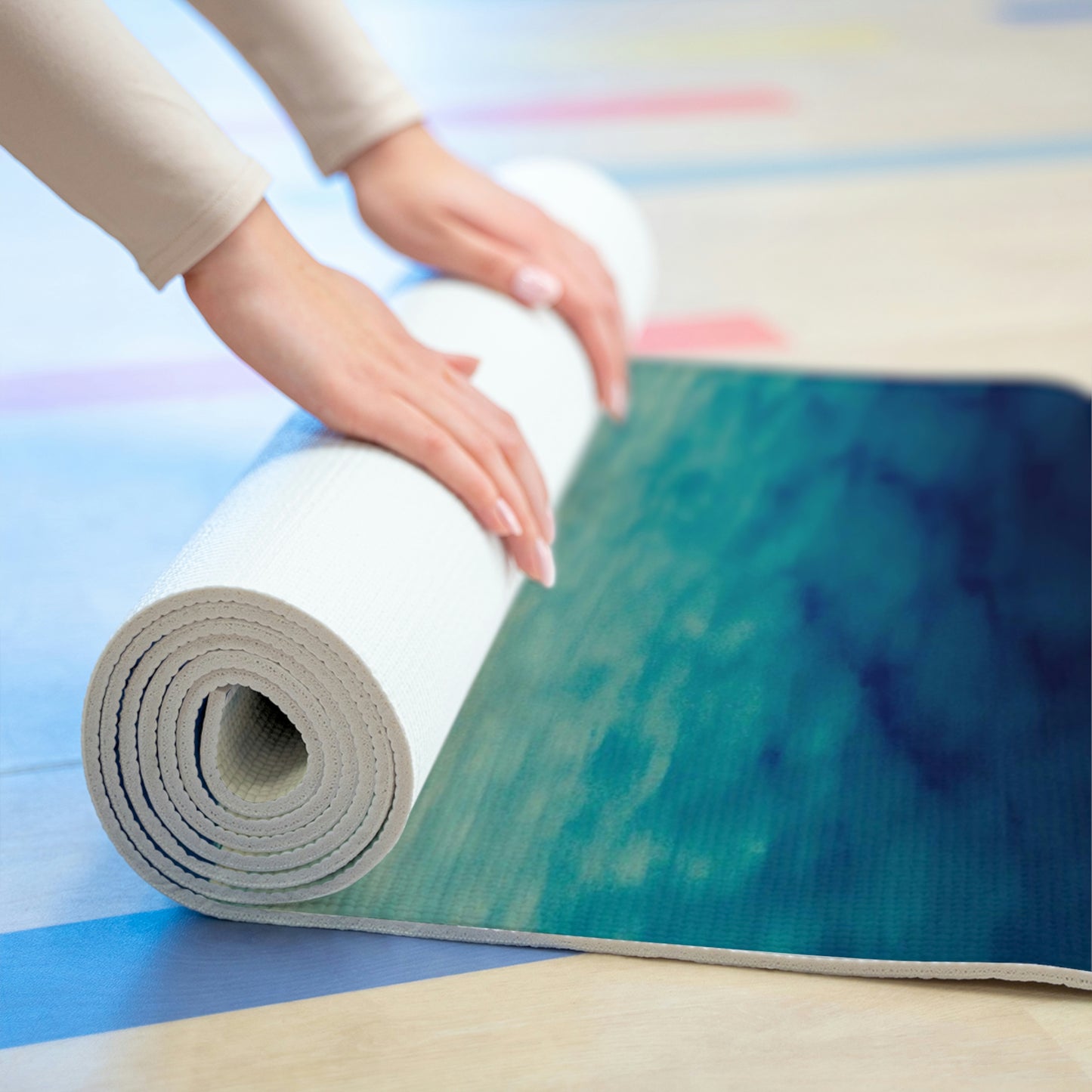 New Zealand Reflection --Foam Yoga Mat
