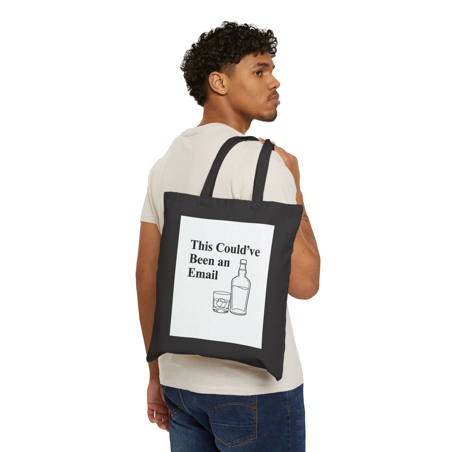 Tote Bag — "This Could've Been an Email" Funny Cocktail Tote
