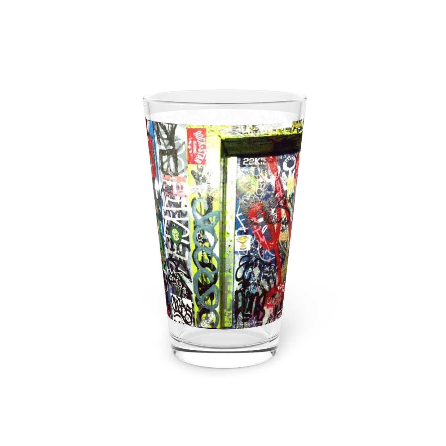 NYC graffiti-Pint Glass, 16oz