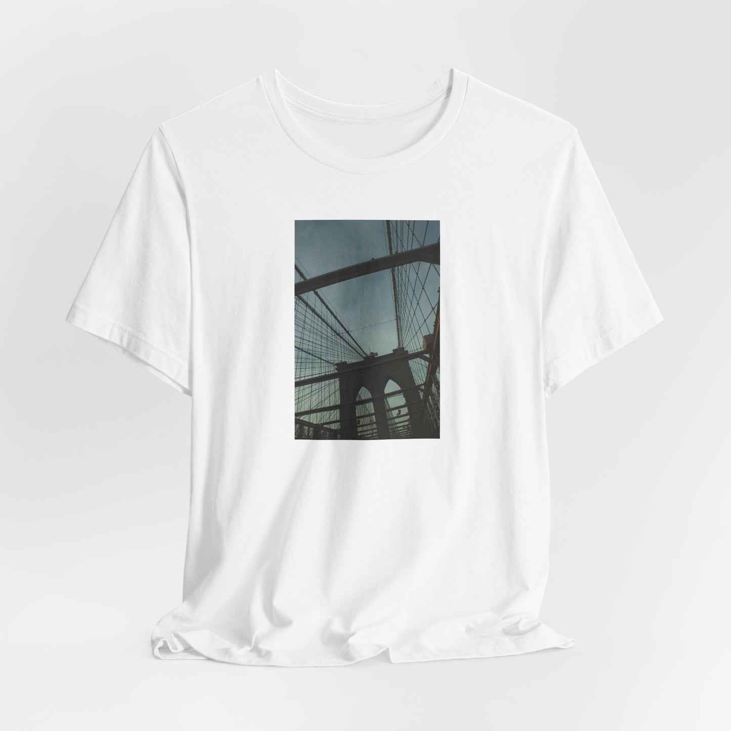 Brooklyn Bridge Photo Tee — Vintage Urban Skyline T-Shirt