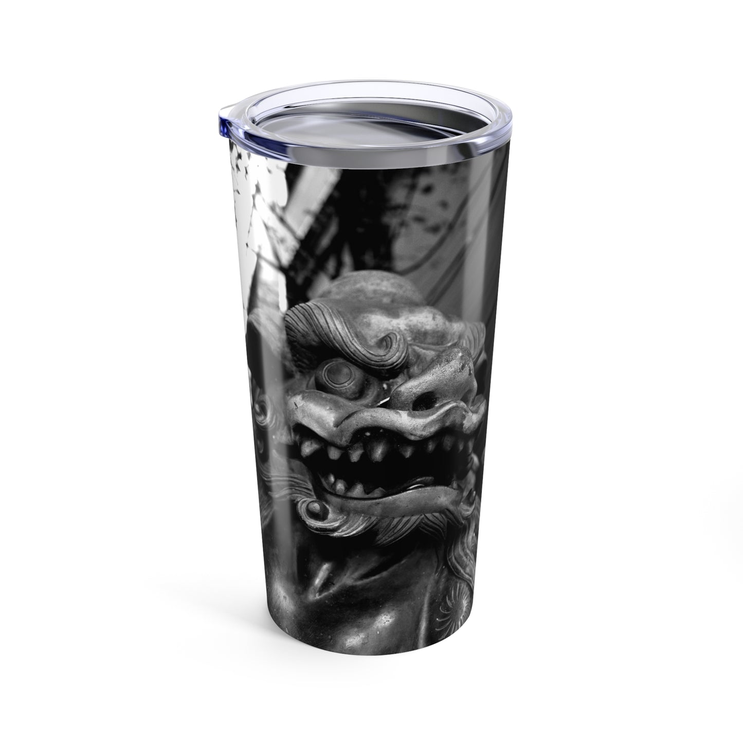 Tokyo- Lion- B&W-Tumbler 20oz