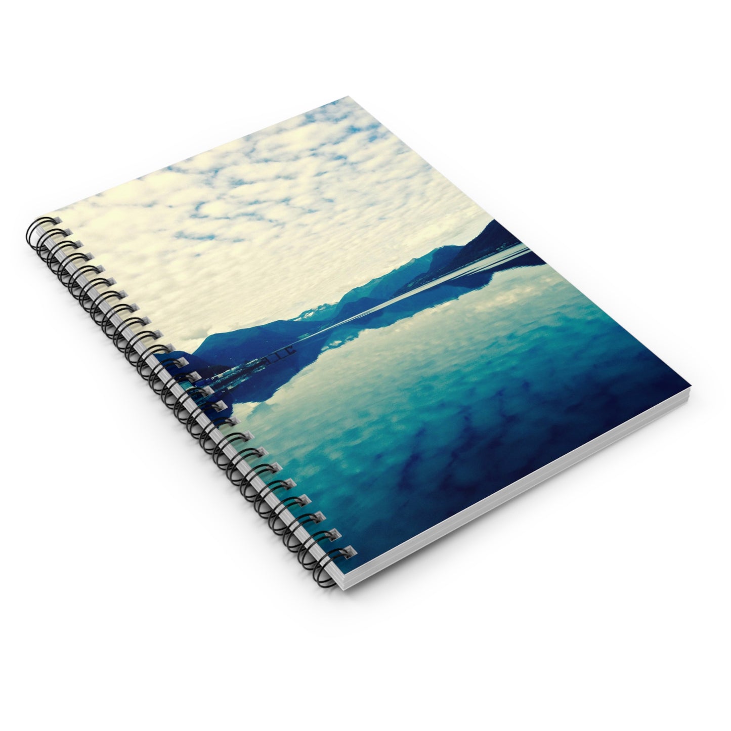 New Zealand Reflection--Spiral Notebook - Ruled Line