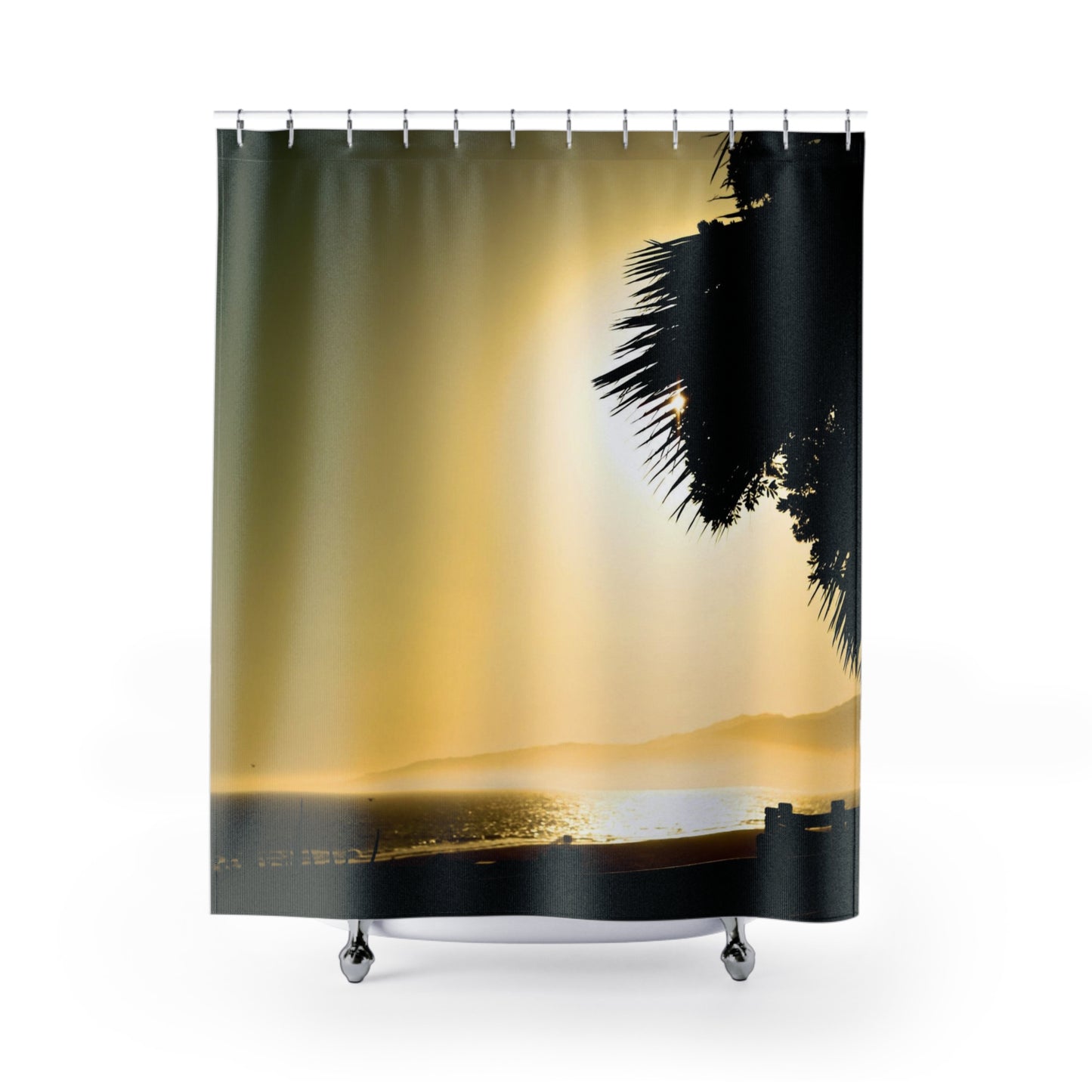 Sunset and Tree Shower Curtain