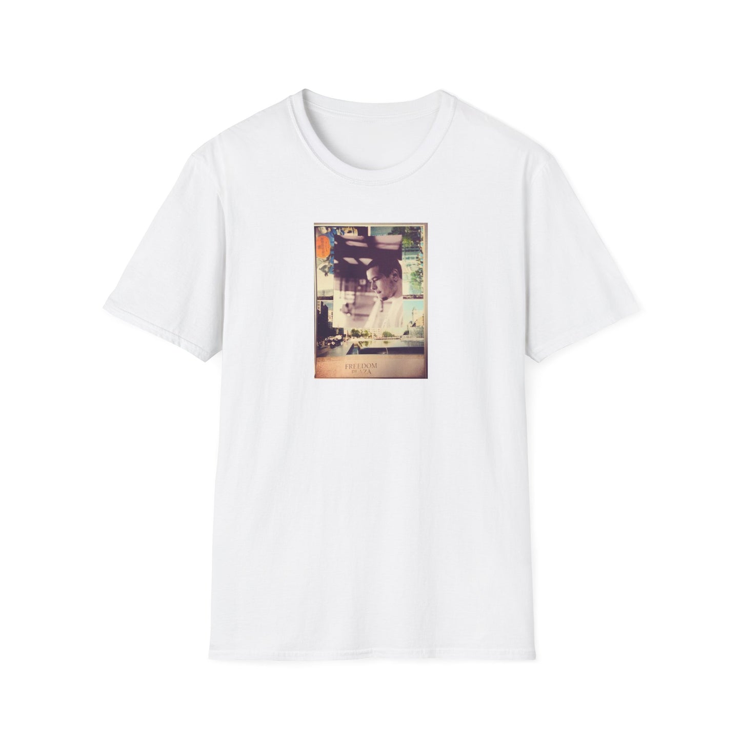 RIP Pepe Photo Collage- Unisex Softstyle T-Shirt