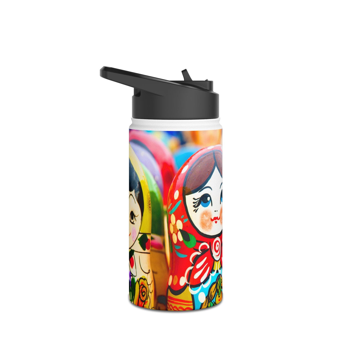 Russia Dolls- Stainless Steel Water Bottle, Standard Lid