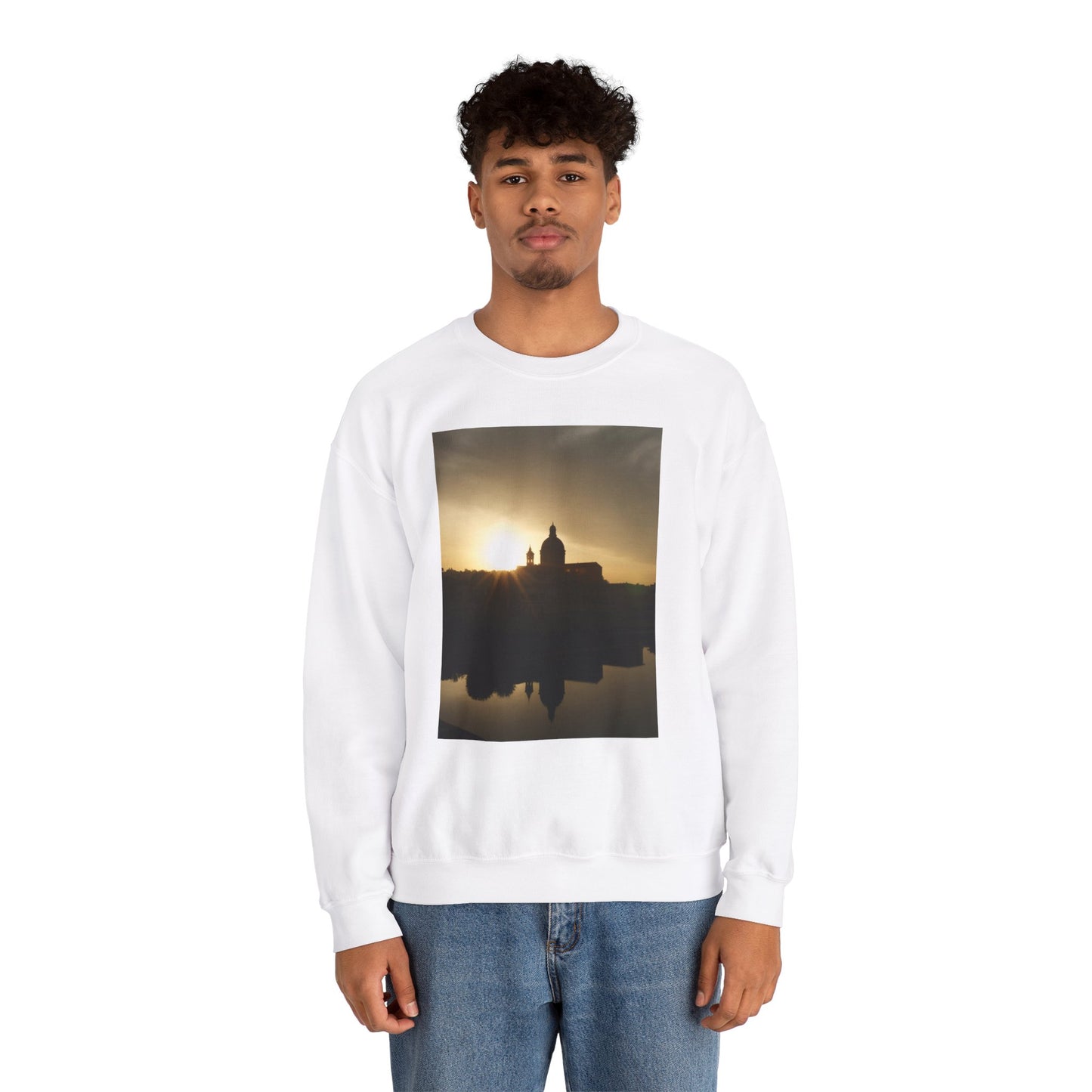 ITALY SUN SET -Unisex Heavy Blend Crewneck Sweatshirt
