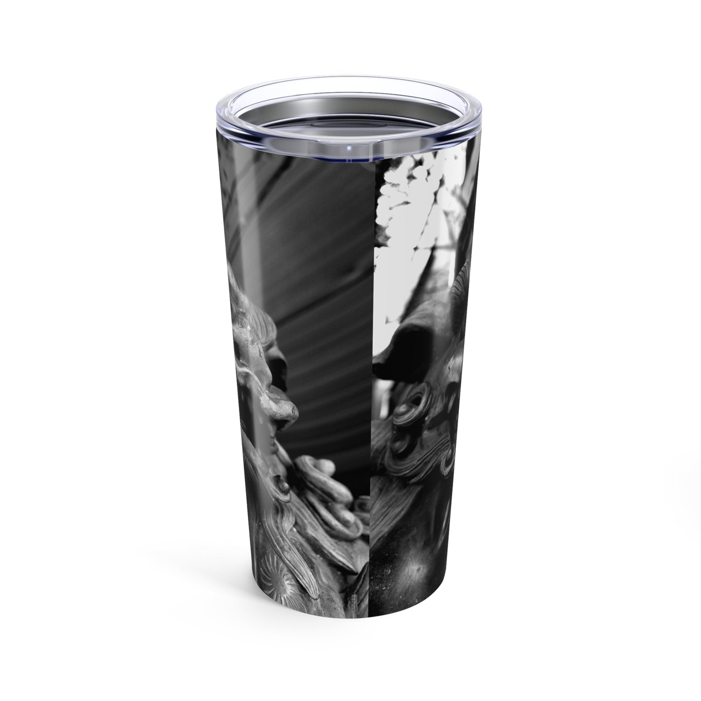 Tokyo- Lion- B&W-Tumbler 20oz