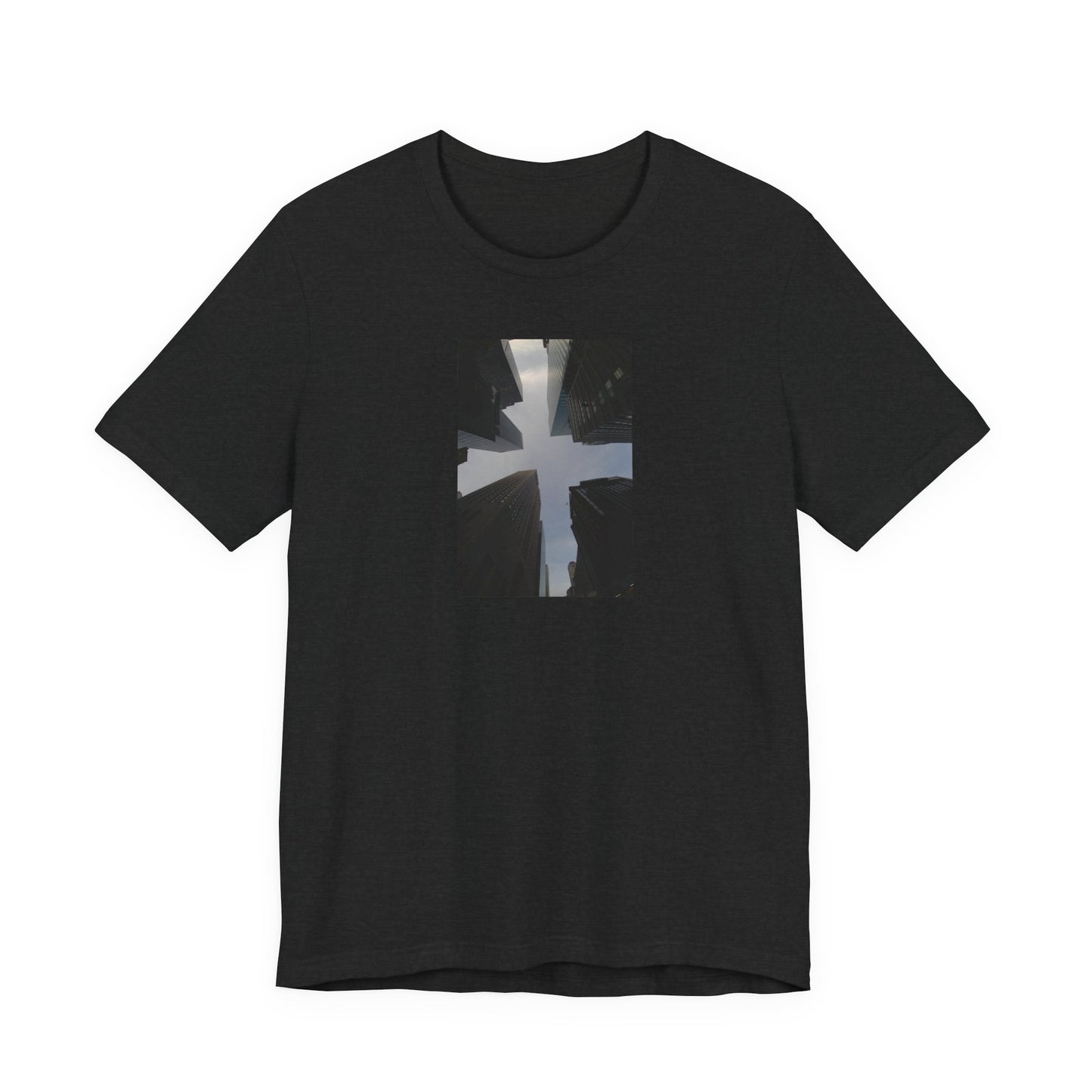 Skyline Cross Photo Tee — Urban Architecture T-Shirt