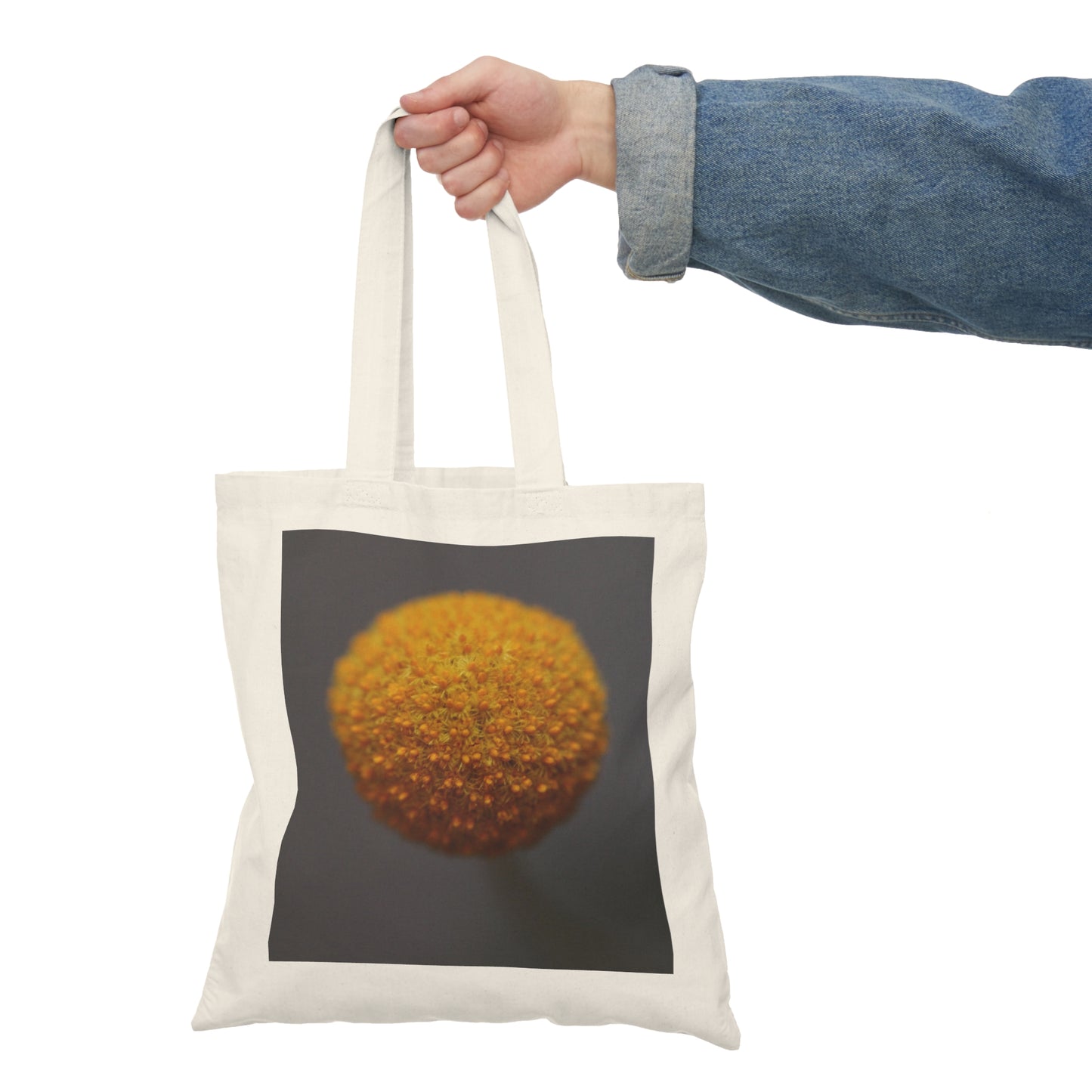 Yellow Flower- Natural Tote Bag