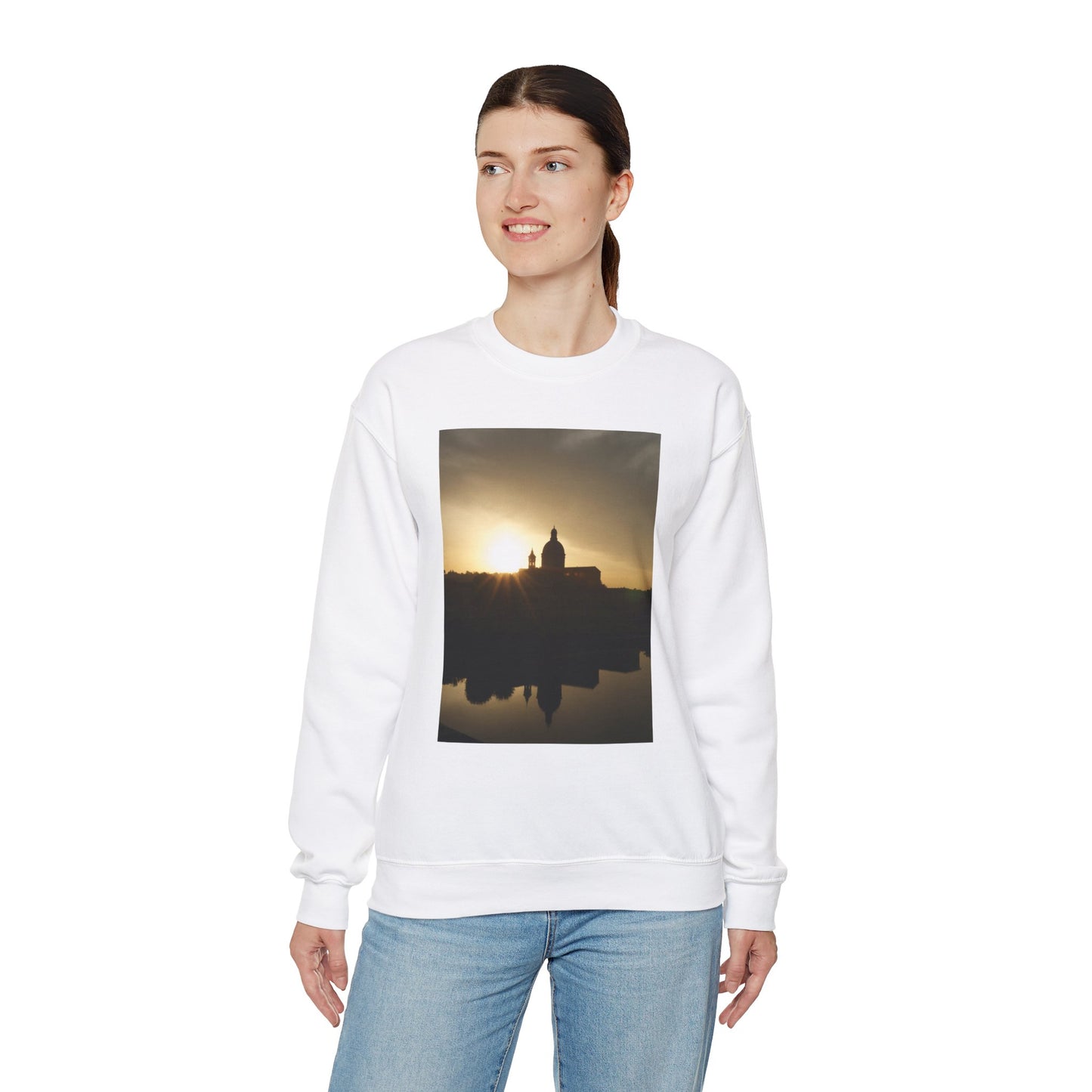ITALY SUN SET -Unisex Heavy Blend Crewneck Sweatshirt