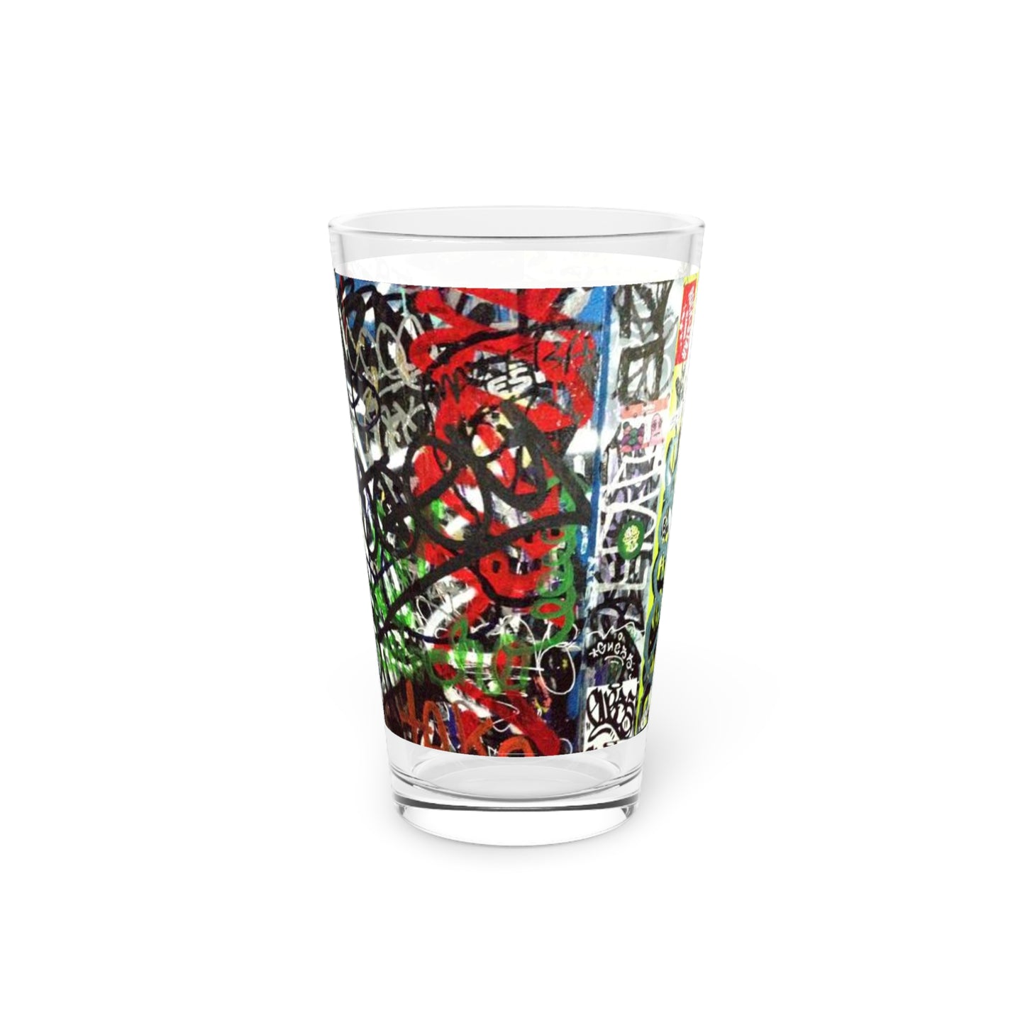 NYC graffiti-Pint Glass, 16oz