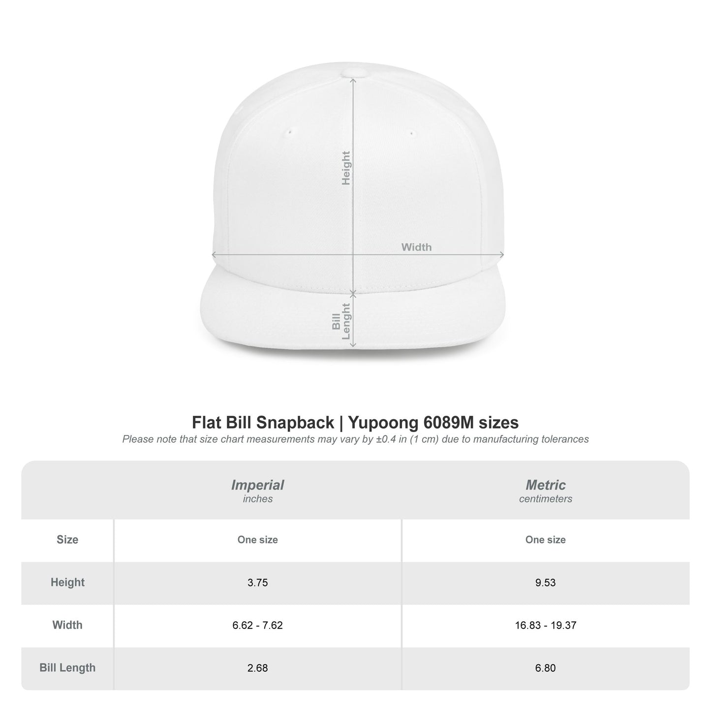 Pelican Pub Flat Bill Snapback Hat — Embroidered Beach Bar Logo Cap