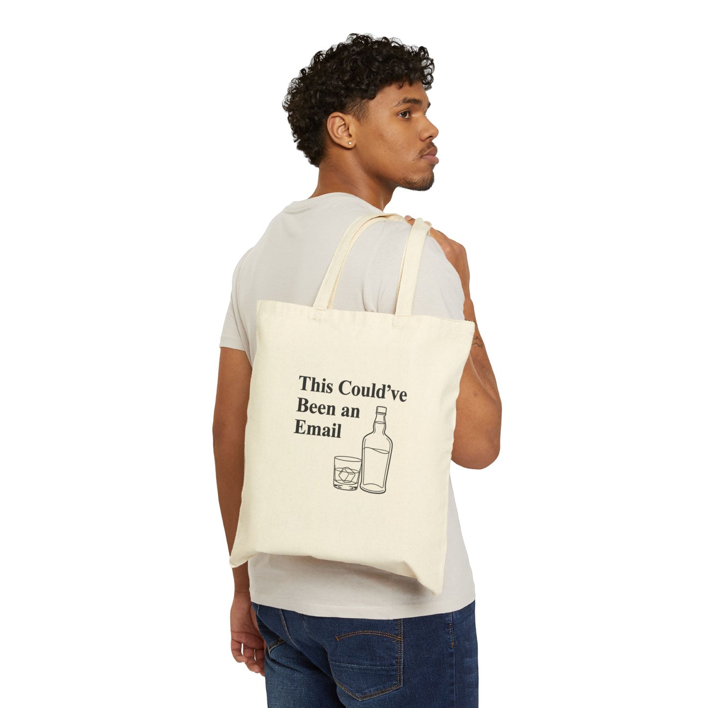 Tote Bag — "This Could've Been an Email" Funny Cocktail Tote