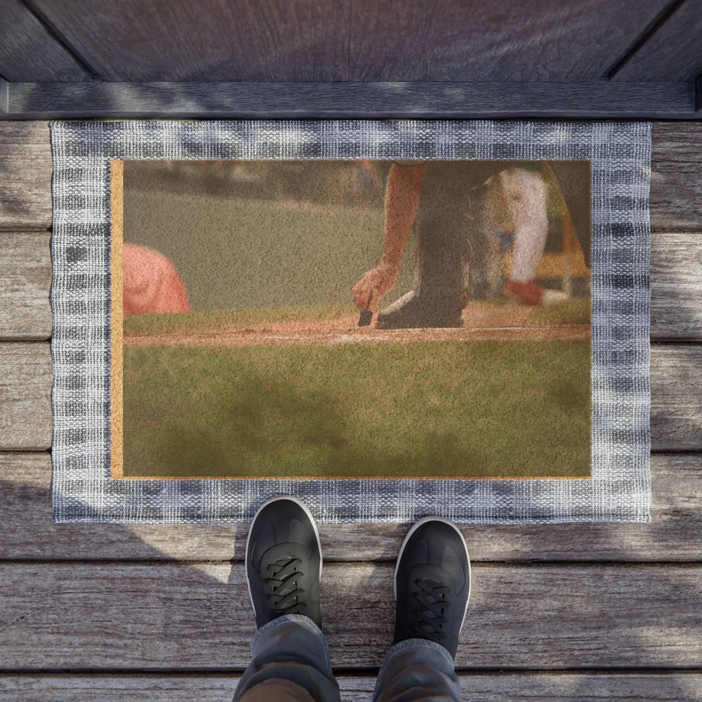 Dust Off home Plate- Door Coir Mat