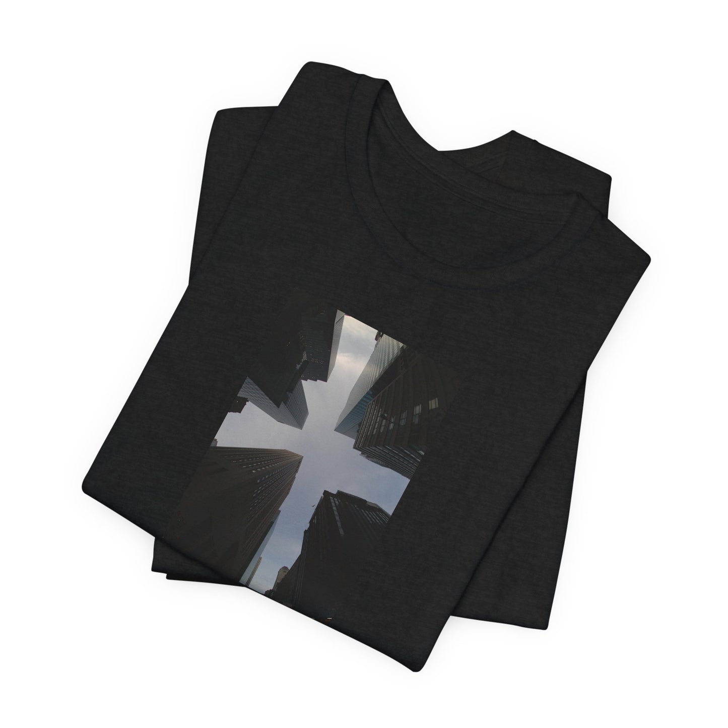 Skyline Cross Photo Tee — Urban Architecture T-Shirt