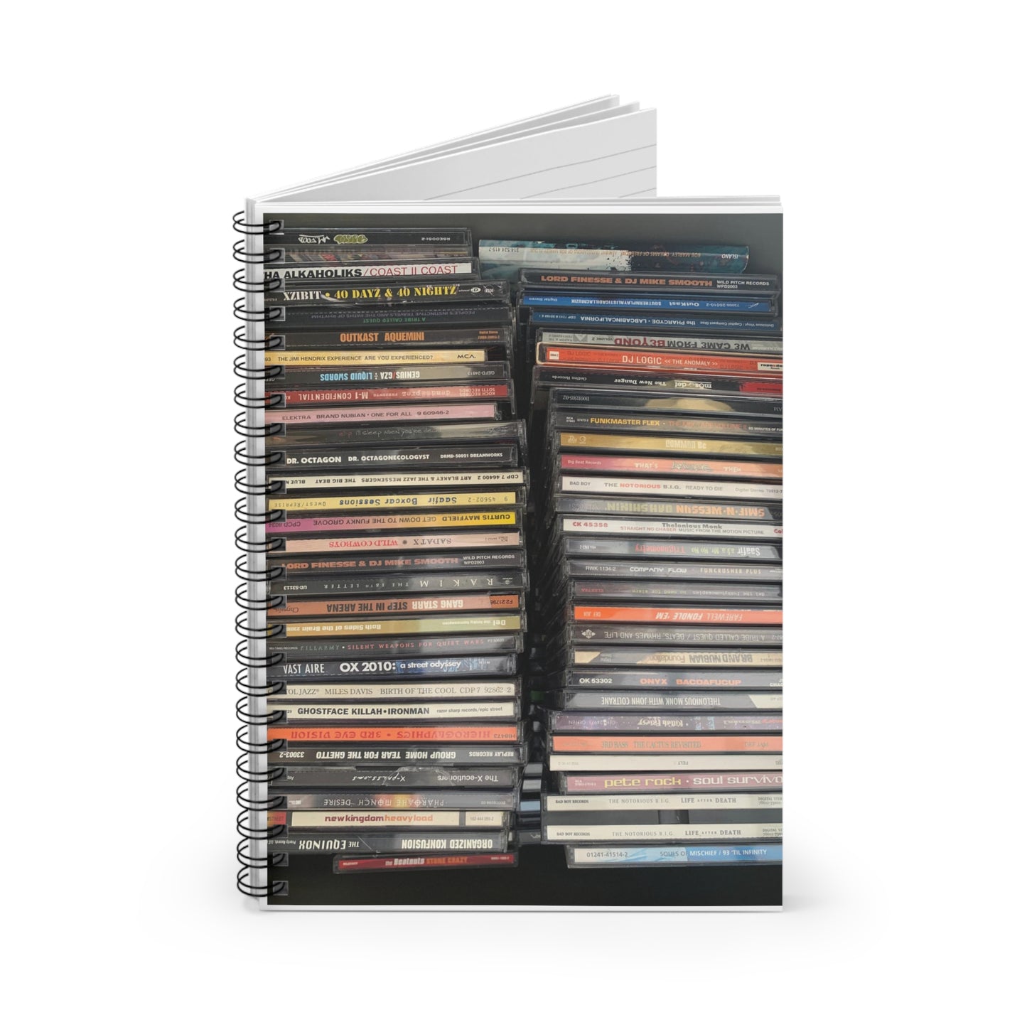 CD collection 01-Spiral Notebook - Ruled Line