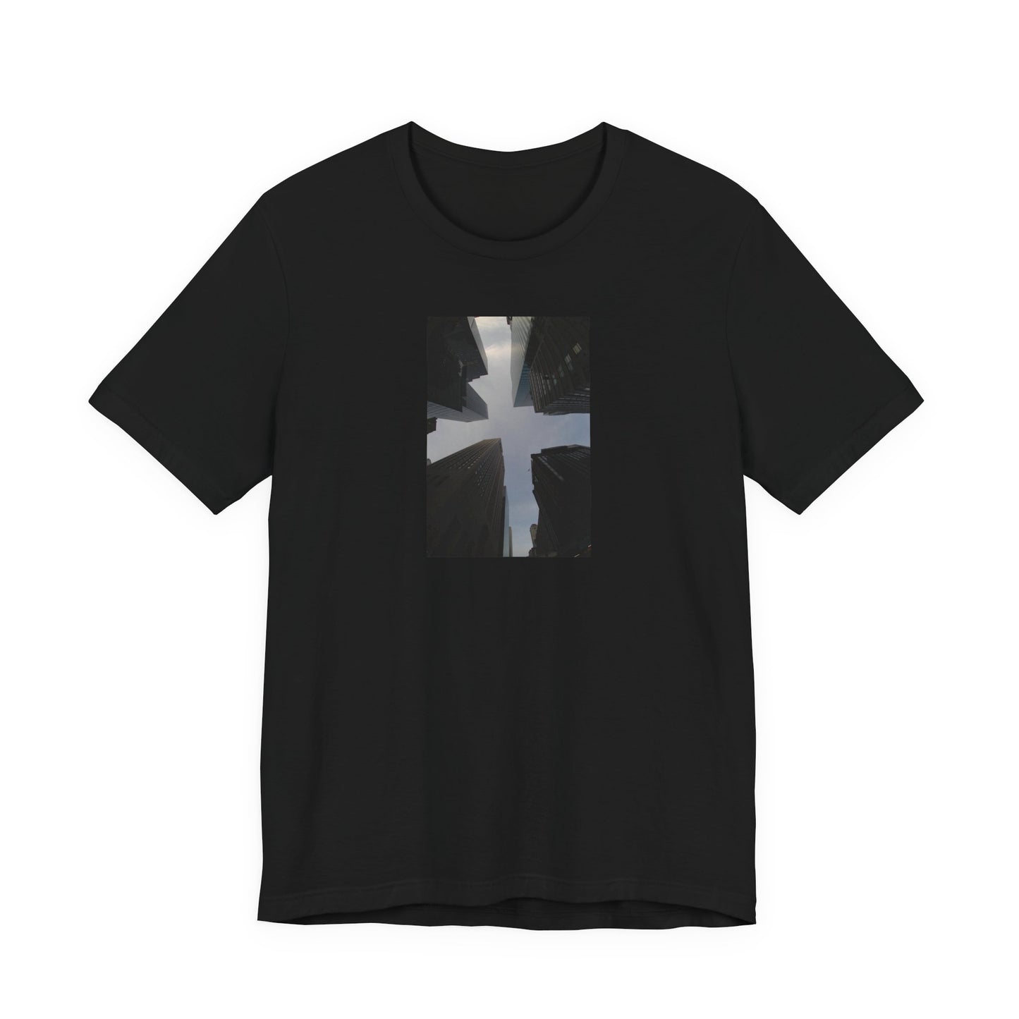 Skyline Cross Photo Tee — Urban Architecture T-Shirt