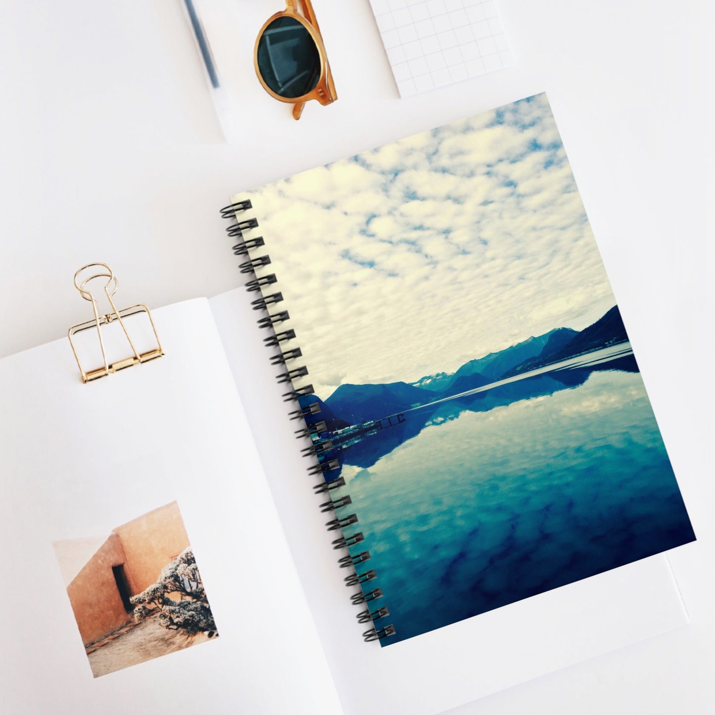 New Zealand Reflection--Spiral Notebook - Ruled Line