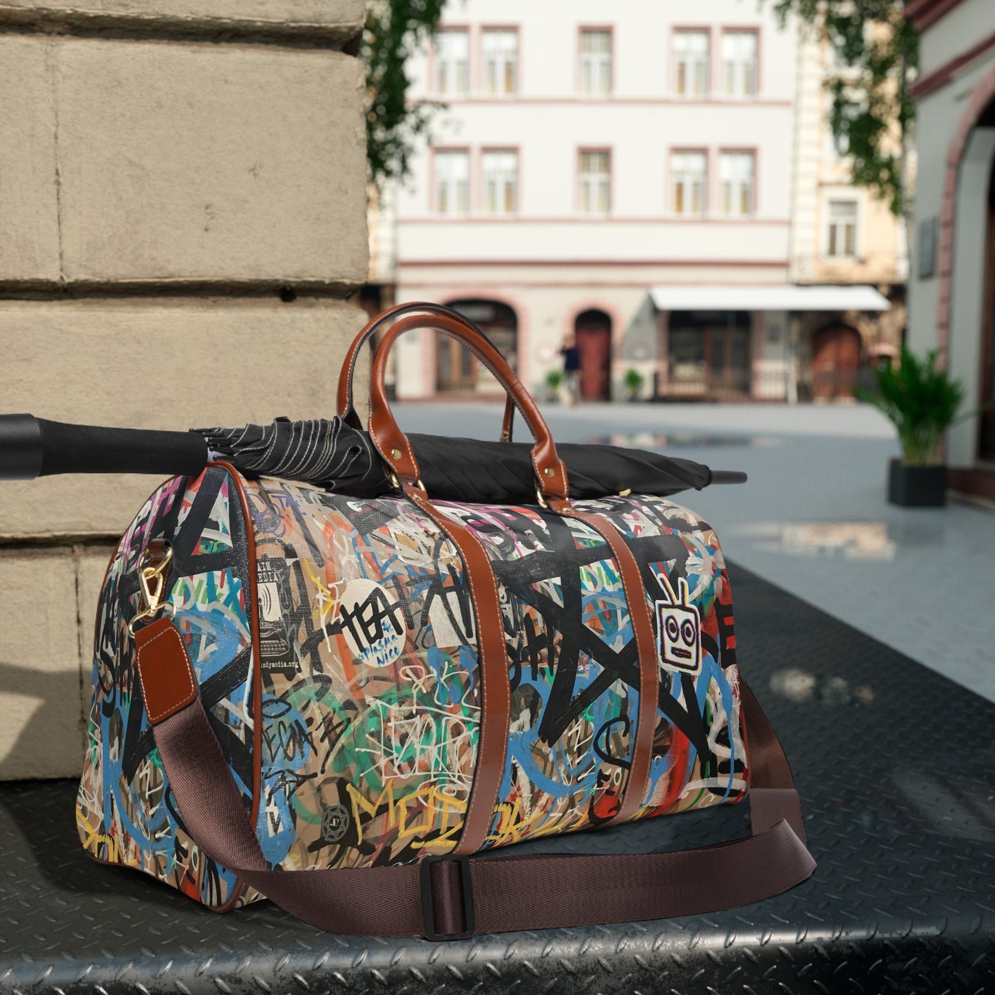 Waterproof Travel Bag- NYC -Street art