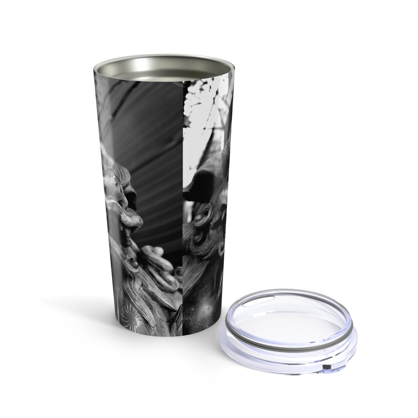 Tokyo- Lion- B&W-Tumbler 20oz