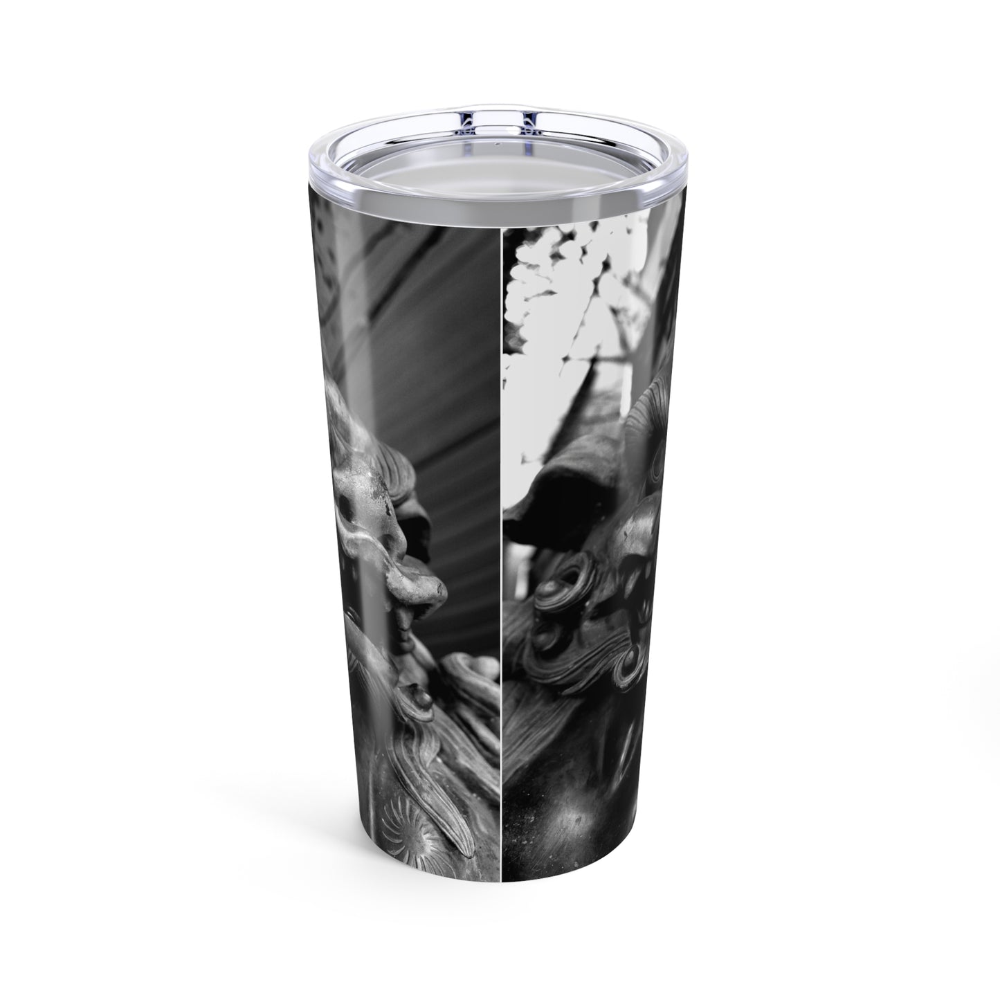 Tokyo- Lion- B&W-Tumbler 20oz