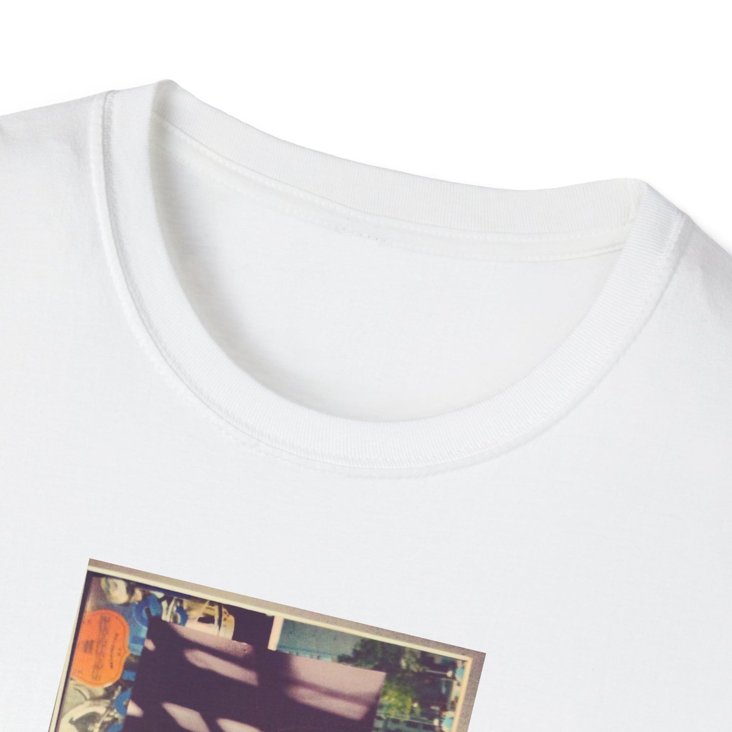 RIP Pepe Photo Collage- Unisex Softstyle T-Shirt