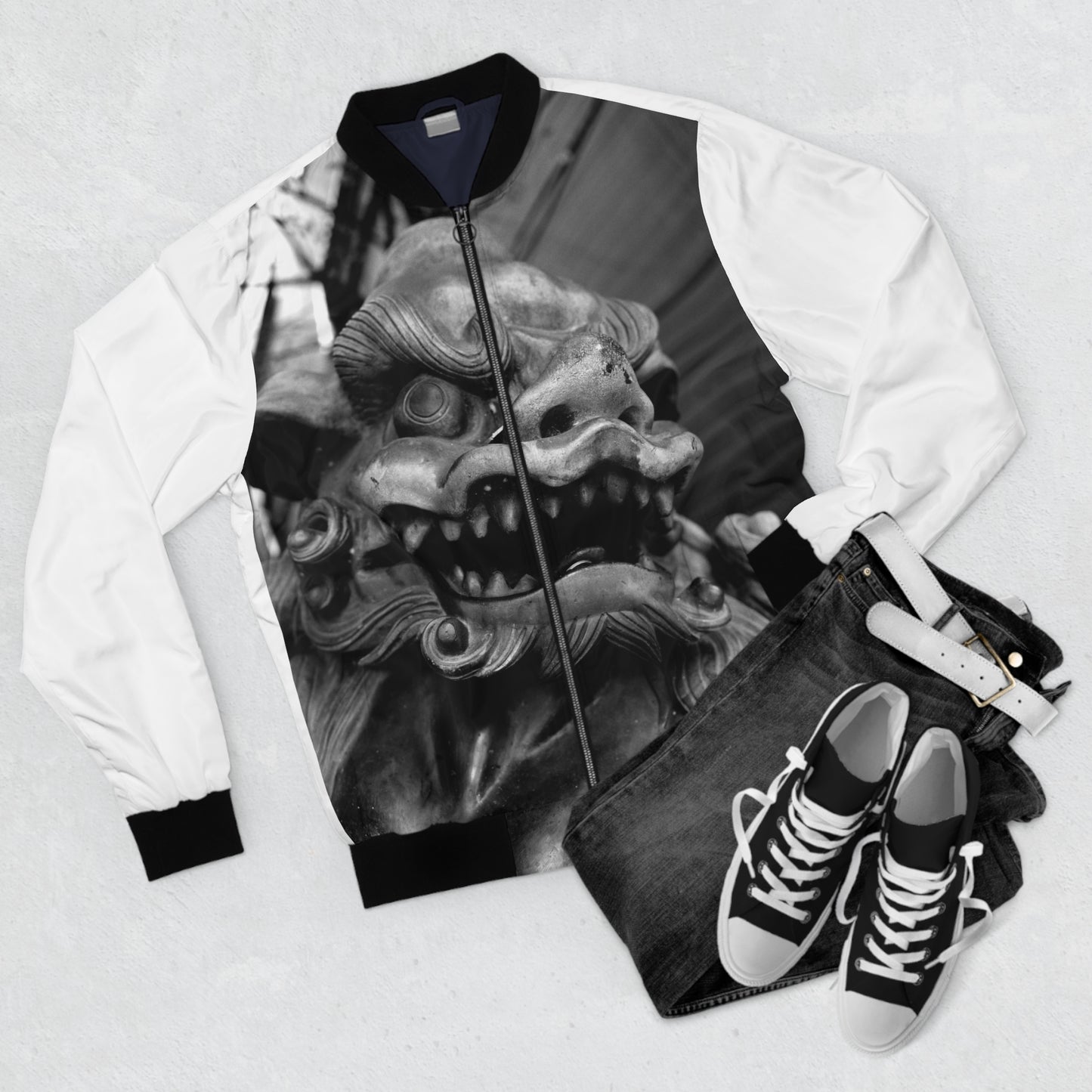 Men's Bomber Jacket -Japan Lion