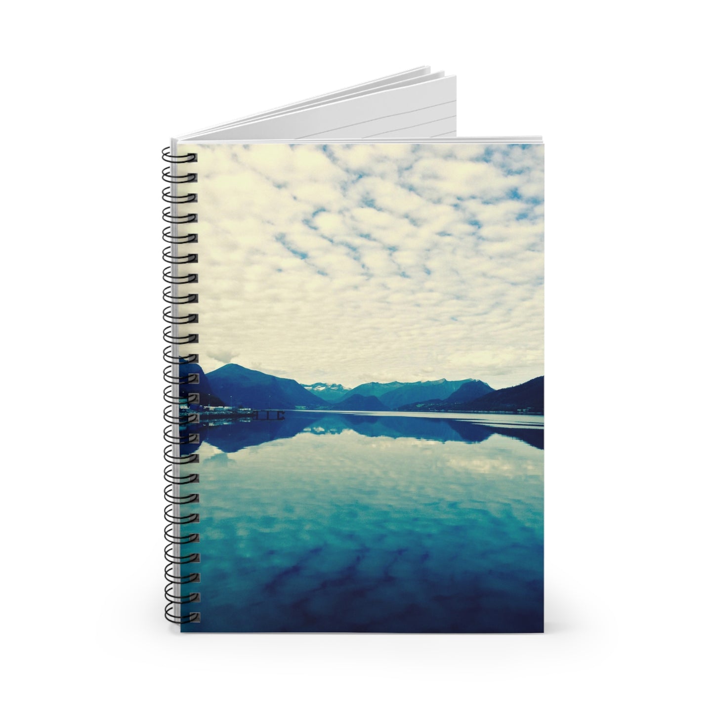 New Zealand Reflection--Spiral Notebook - Ruled Line