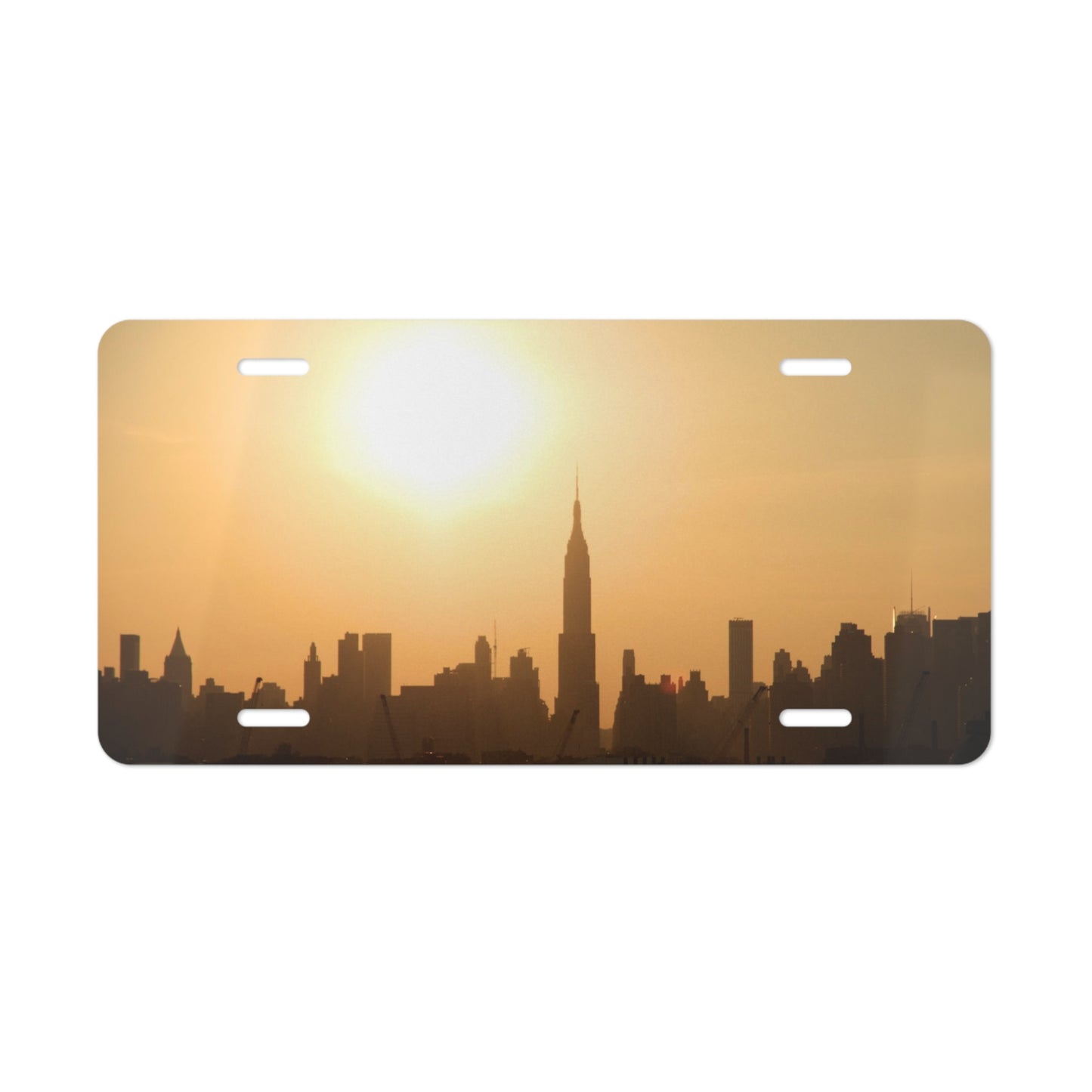 NYC City and Sun- Vanity Plate