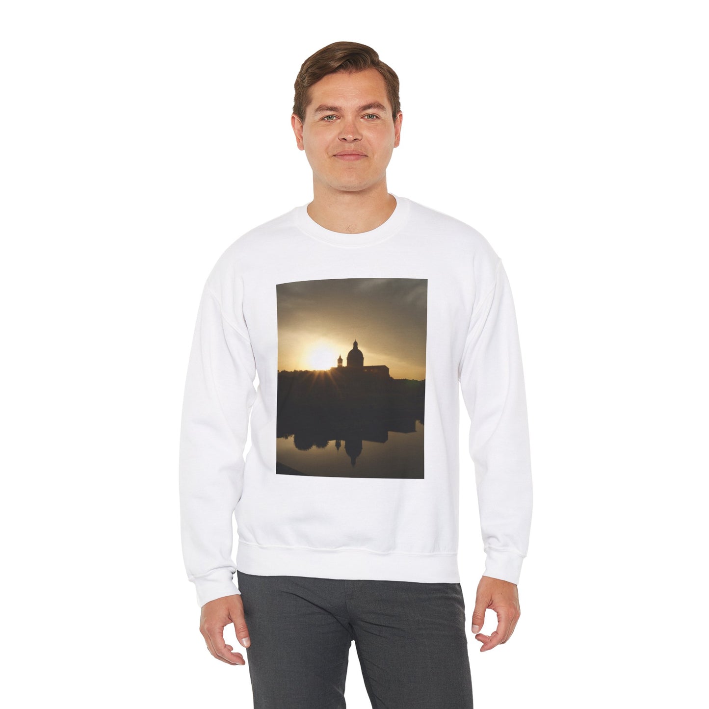 ITALY SUN SET -Unisex Heavy Blend Crewneck Sweatshirt