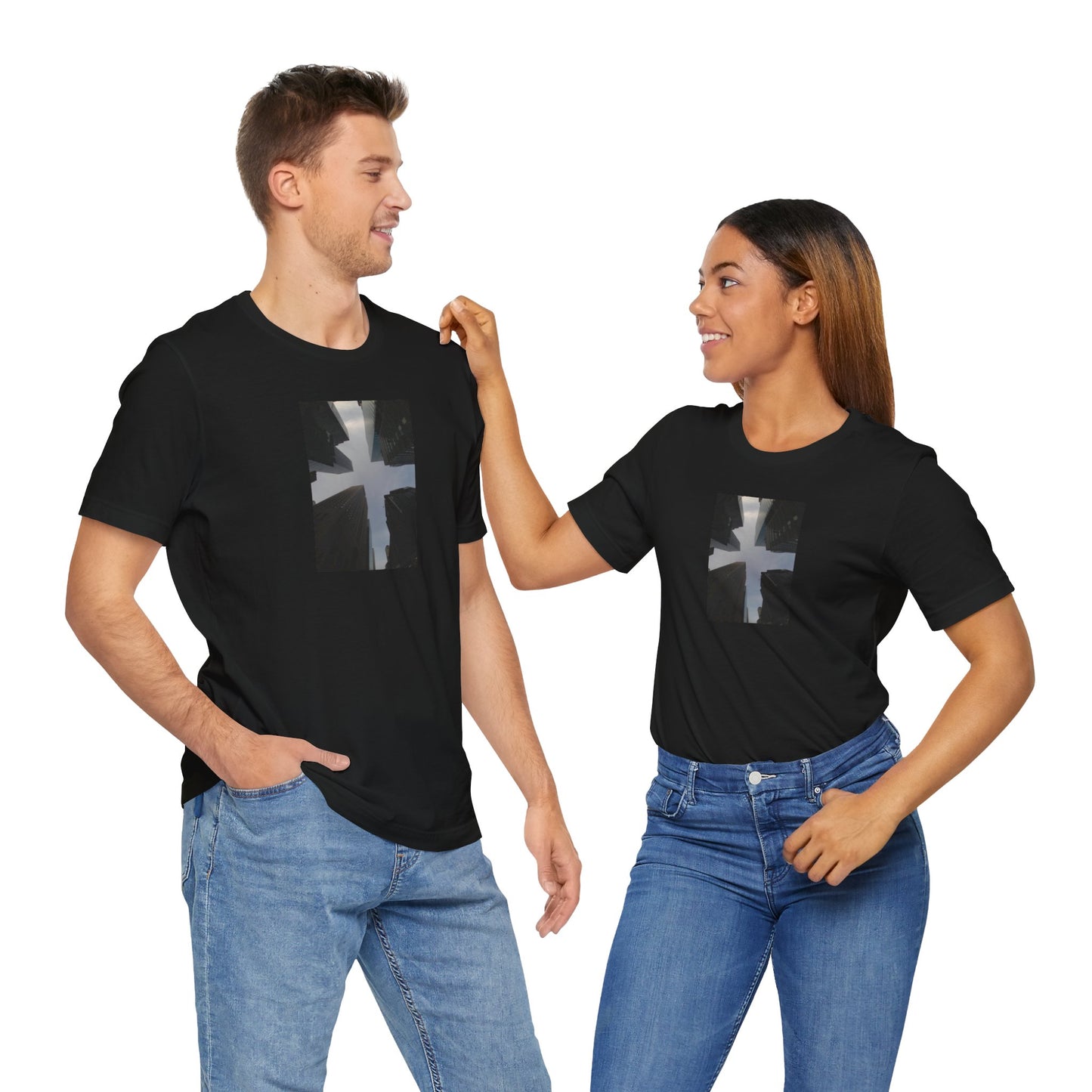 NYC UP- Black - Unisex Jersey Short Sleeve Tee