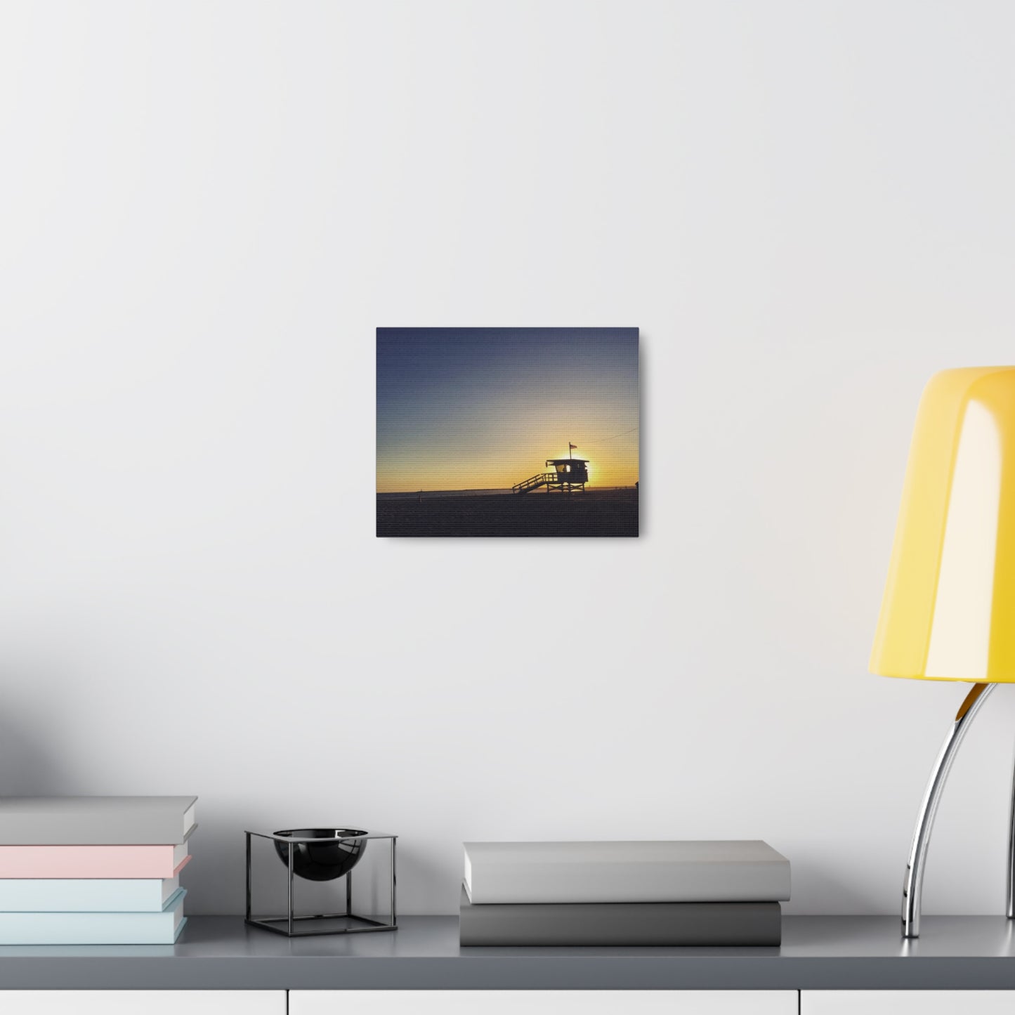 California Beach Life Guard Sunset- Canvas Gallery Wraps