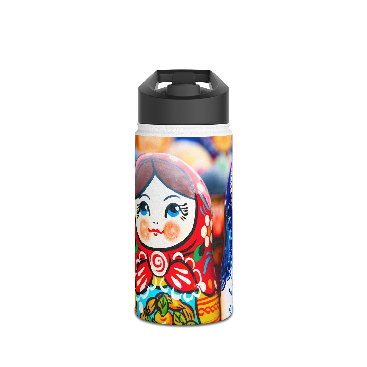 Russia Dolls- Stainless Steel Water Bottle, Standard Lid