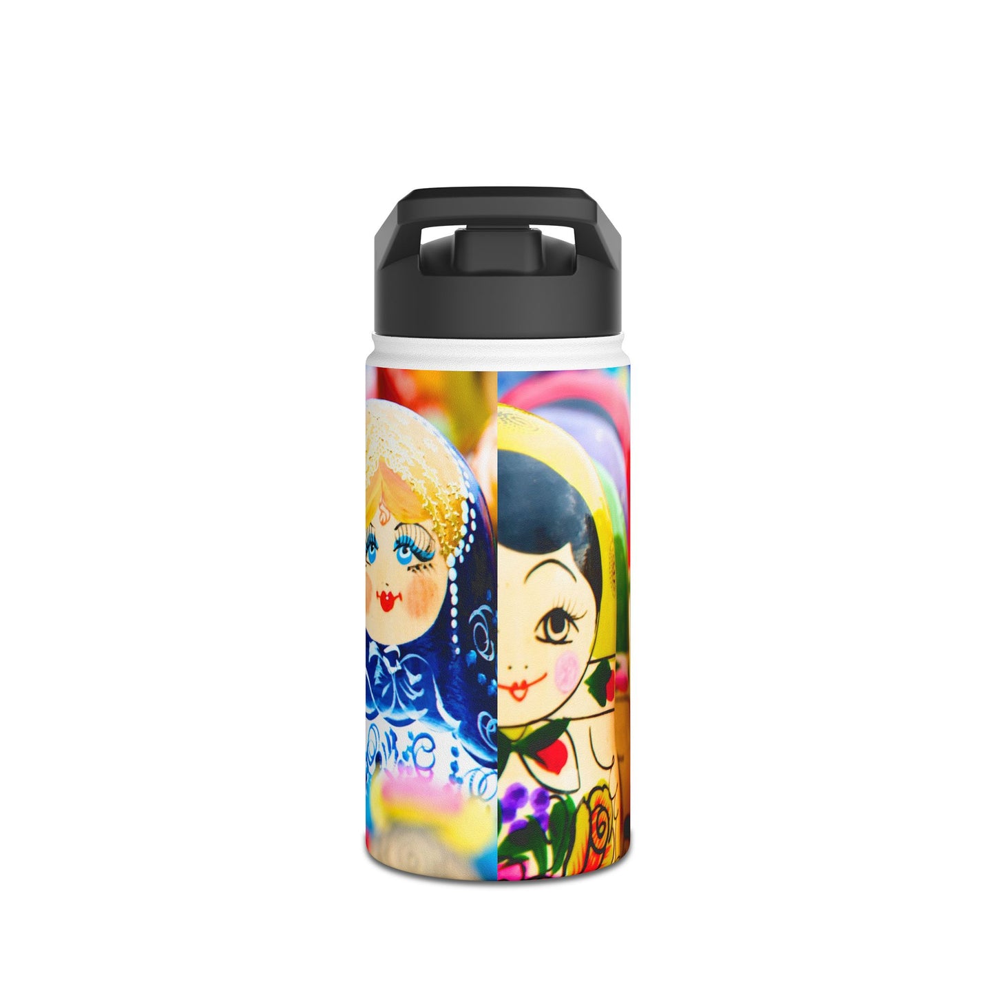 Russia Dolls- Stainless Steel Water Bottle, Standard Lid