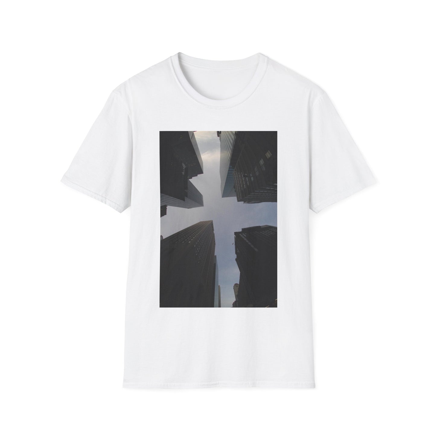 NYC - UP at Buildings- Unisex Softstyle T-Shirt