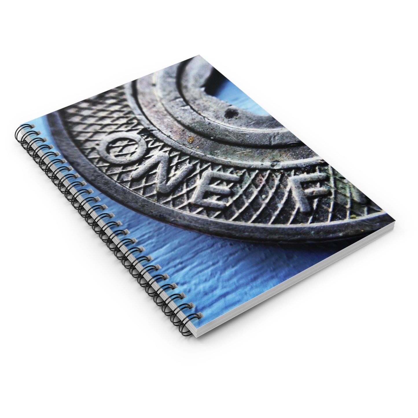 NYC- One F-  Subway Token -Spiral Notebook - Ruled Line
