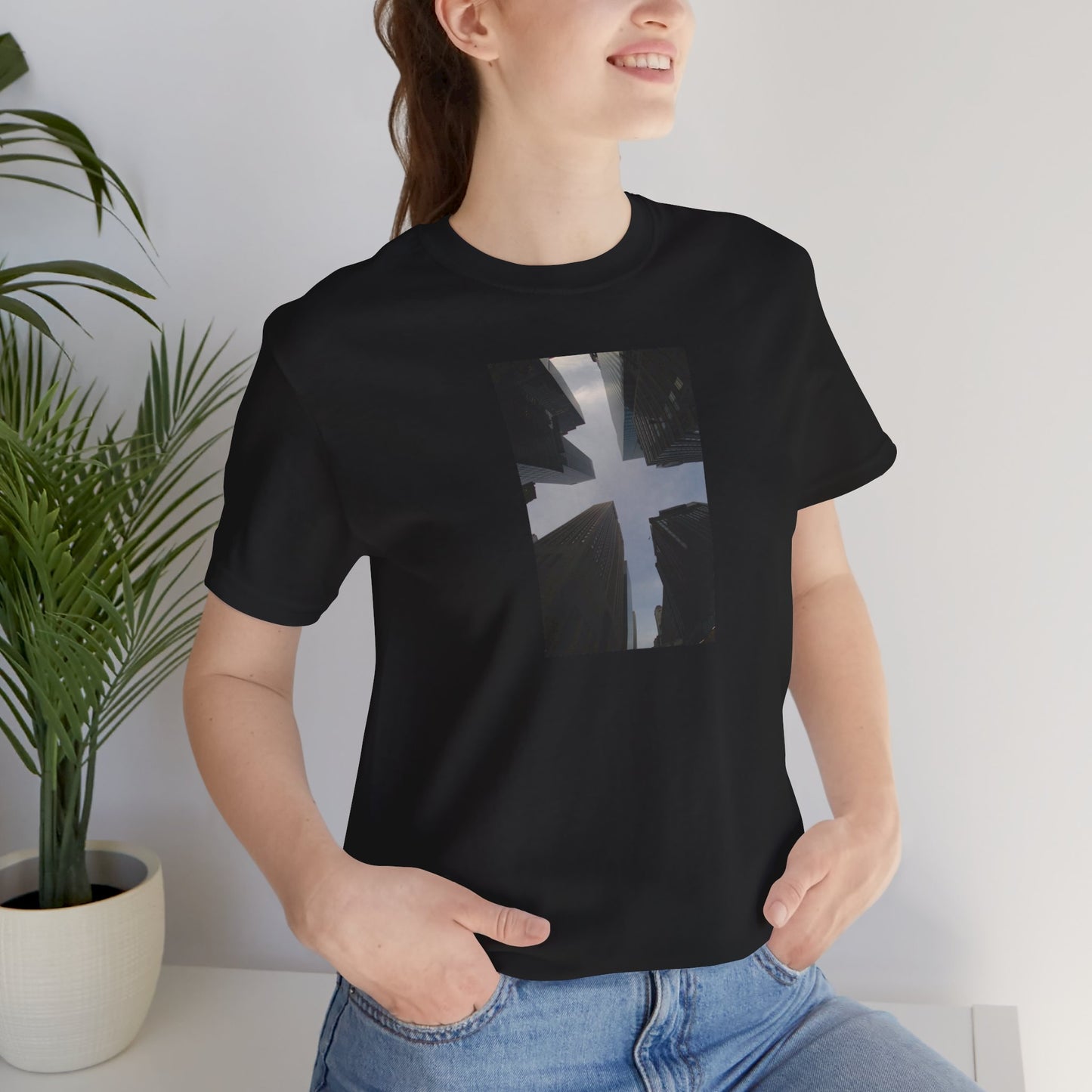 NYC UP- Black - Unisex Jersey Short Sleeve Tee
