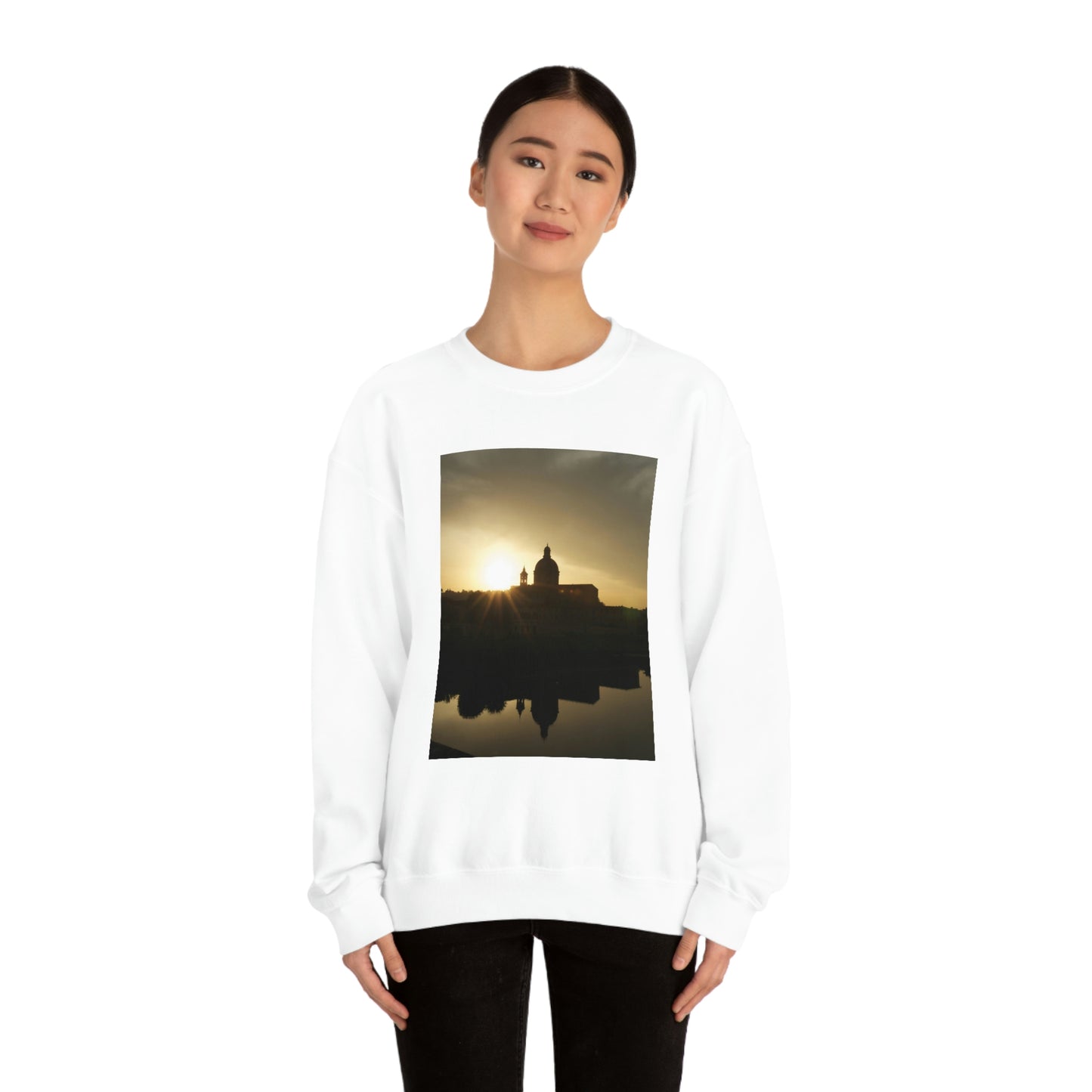 ITALY SUN SET -Unisex Heavy Blend Crewneck Sweatshirt