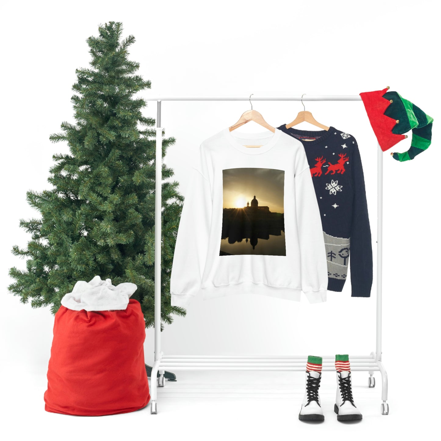 ITALY SUN SET -Unisex Heavy Blend Crewneck Sweatshirt