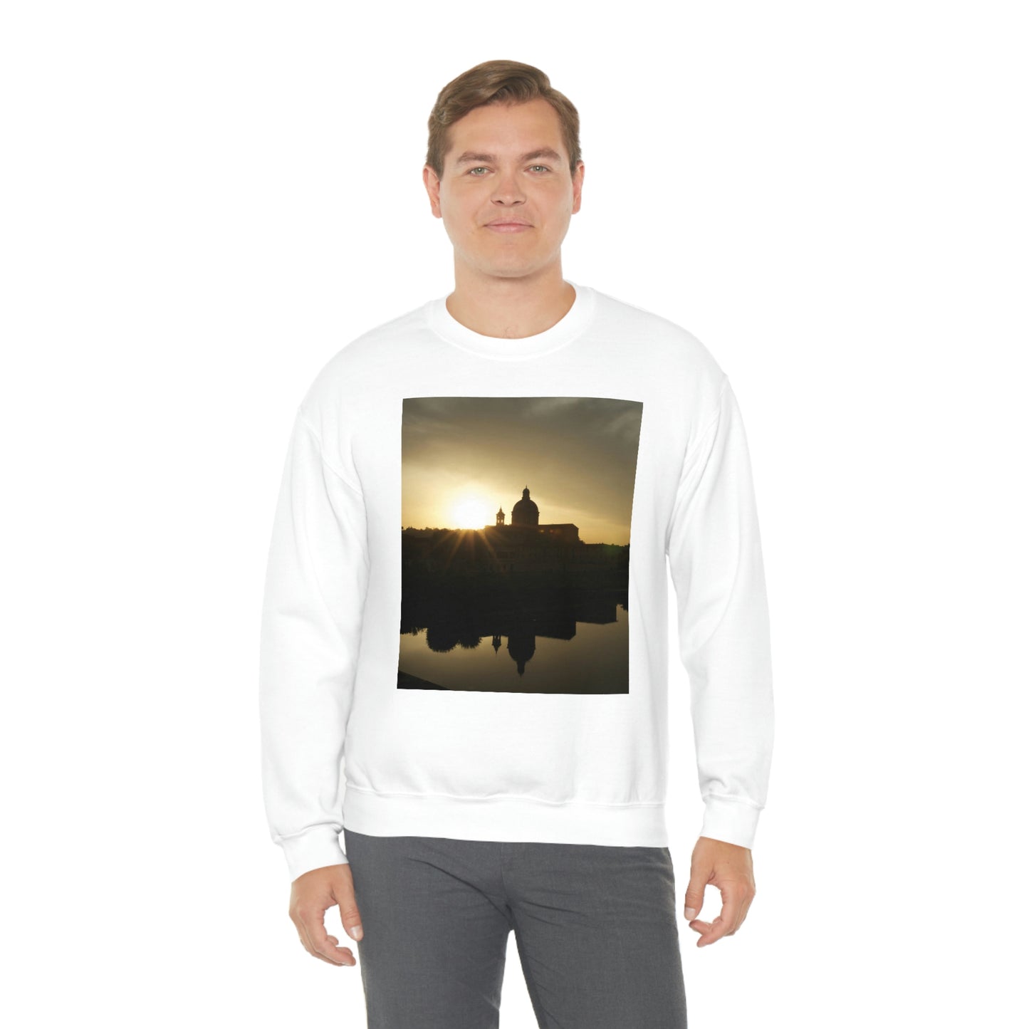 ITALY SUN SET -Unisex Heavy Blend Crewneck Sweatshirt