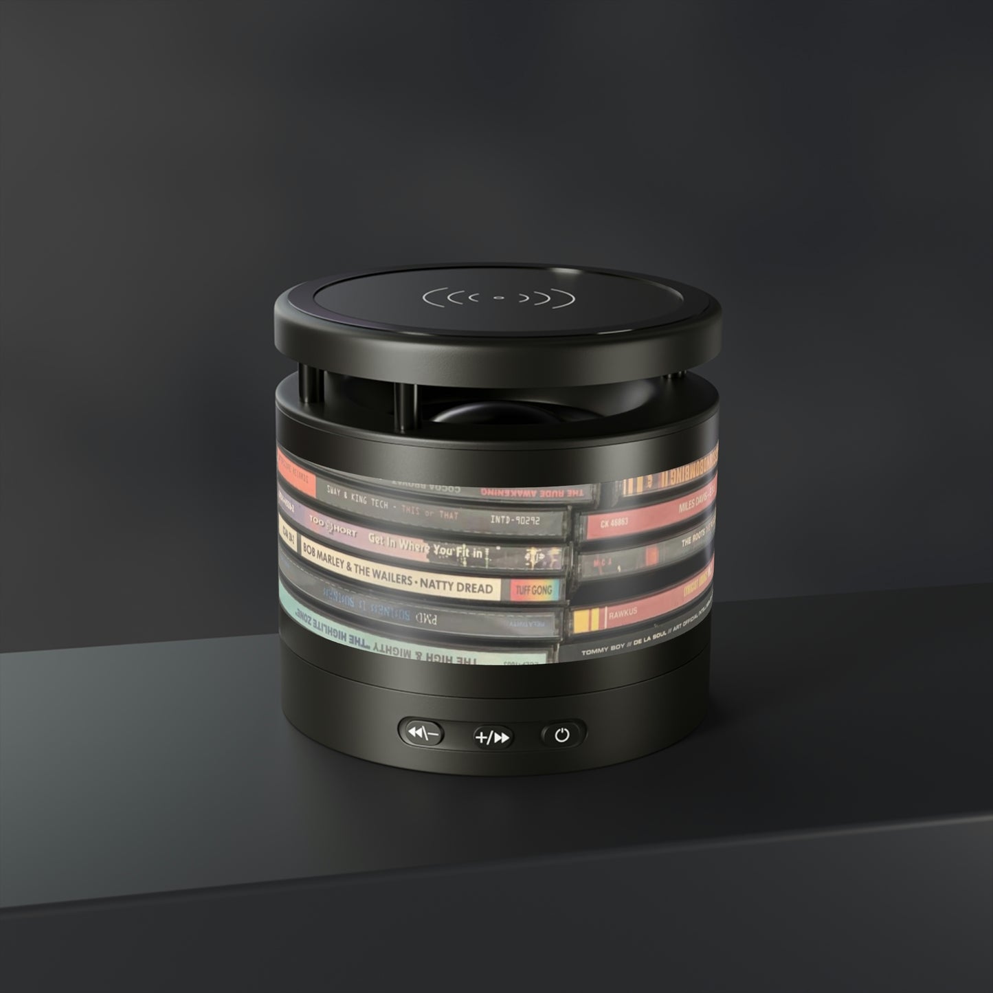 CD Collection 01- Metal Bluetooth Speaker and Wireless Charging Pad