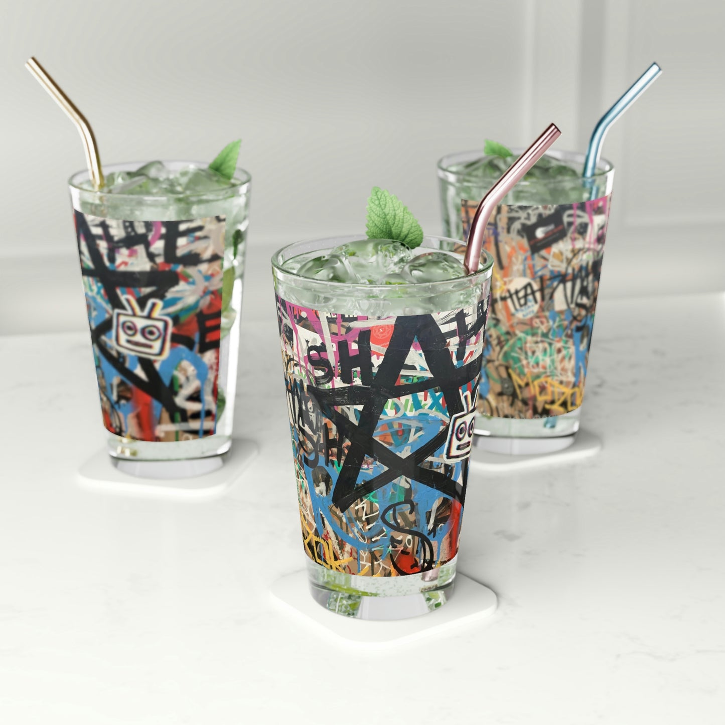 Graf Glass 02- Pint Glass, 16oz