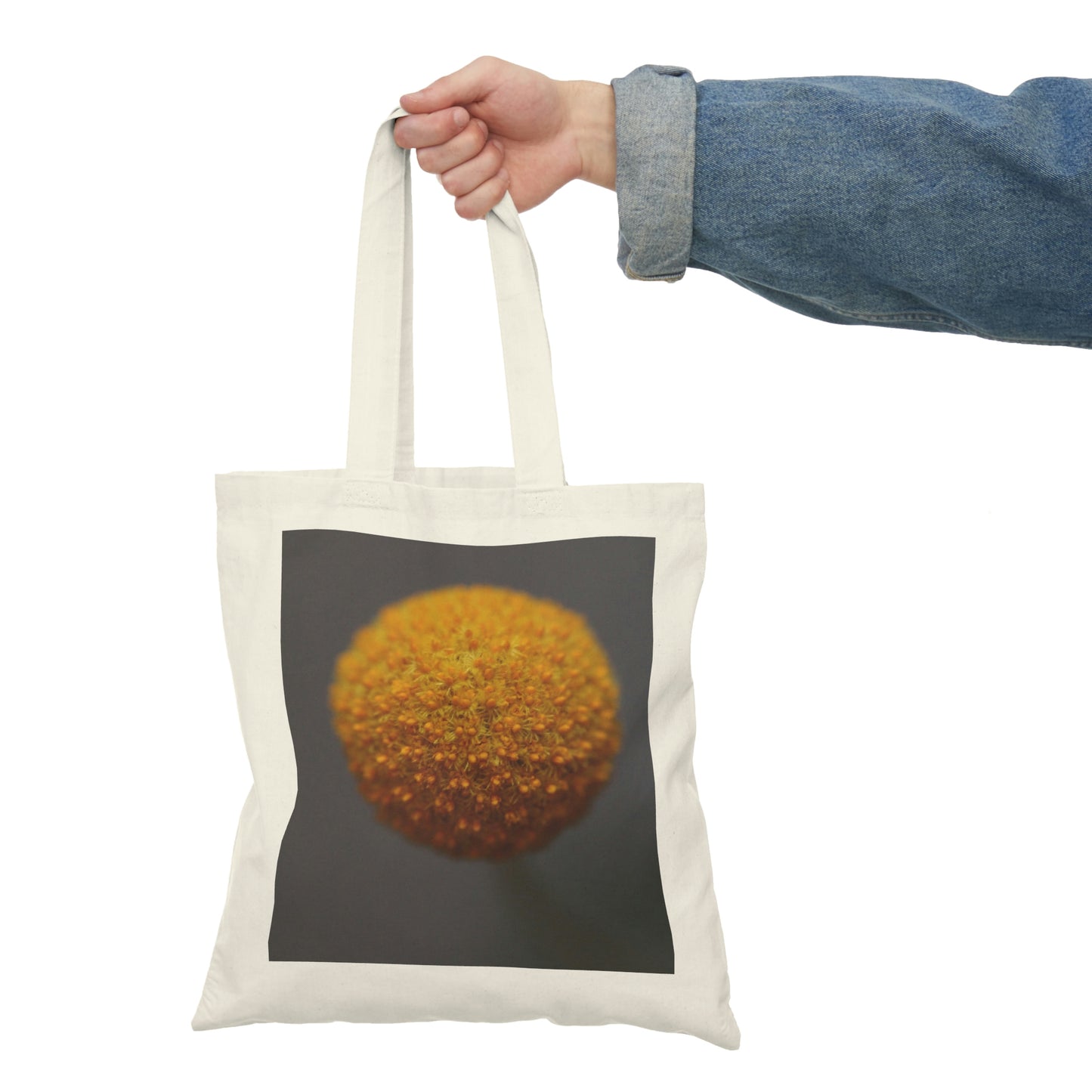Yellow Flower- Natural Tote Bag