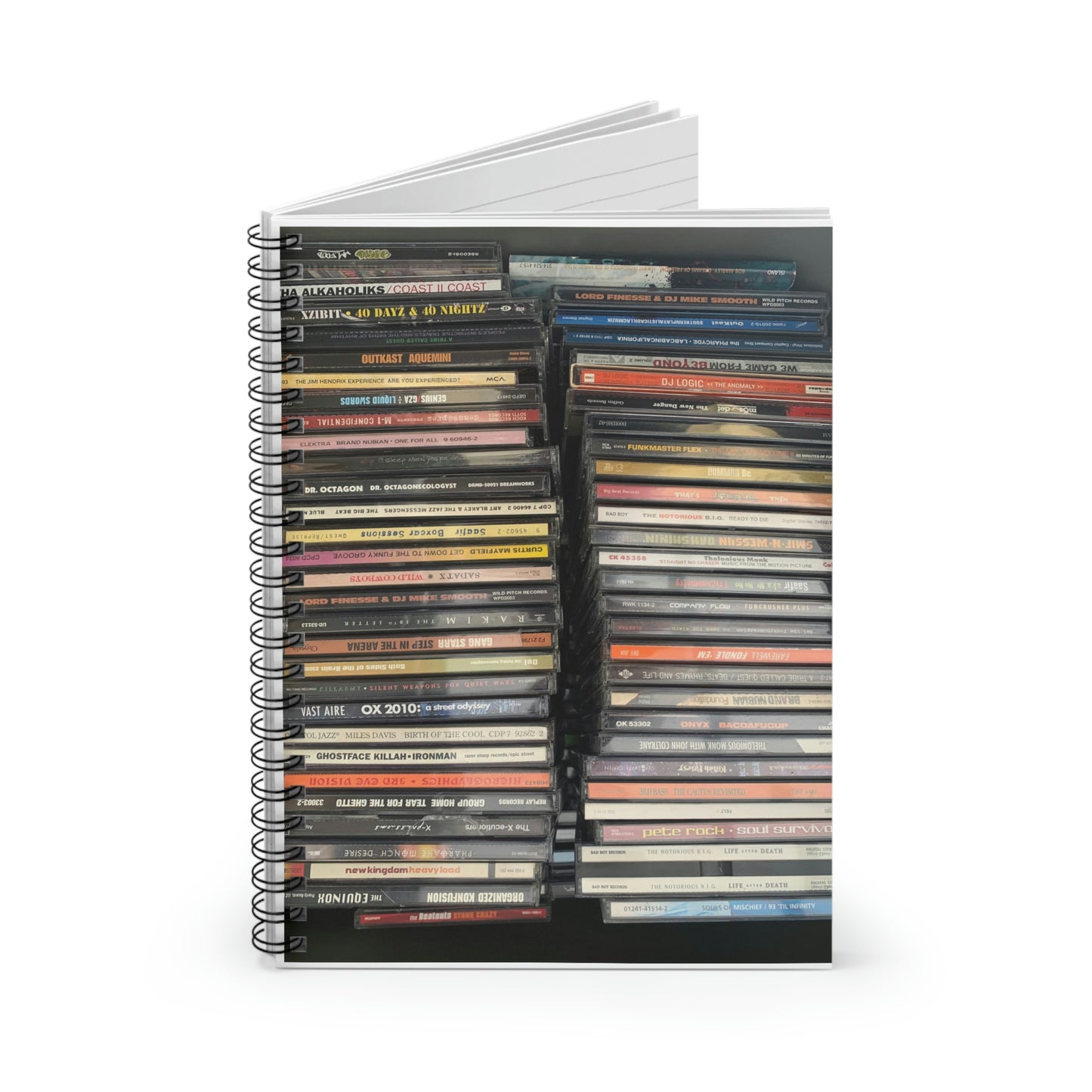 CD collection 01-Spiral Notebook - Ruled Line