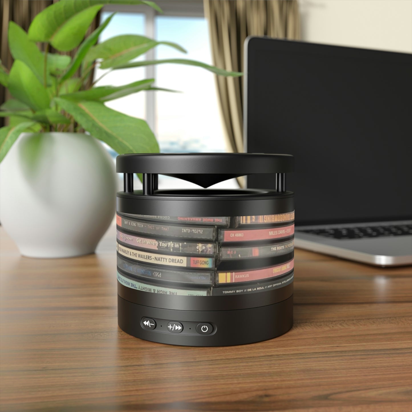 CD Collection 01- Metal Bluetooth Speaker and Wireless Charging Pad