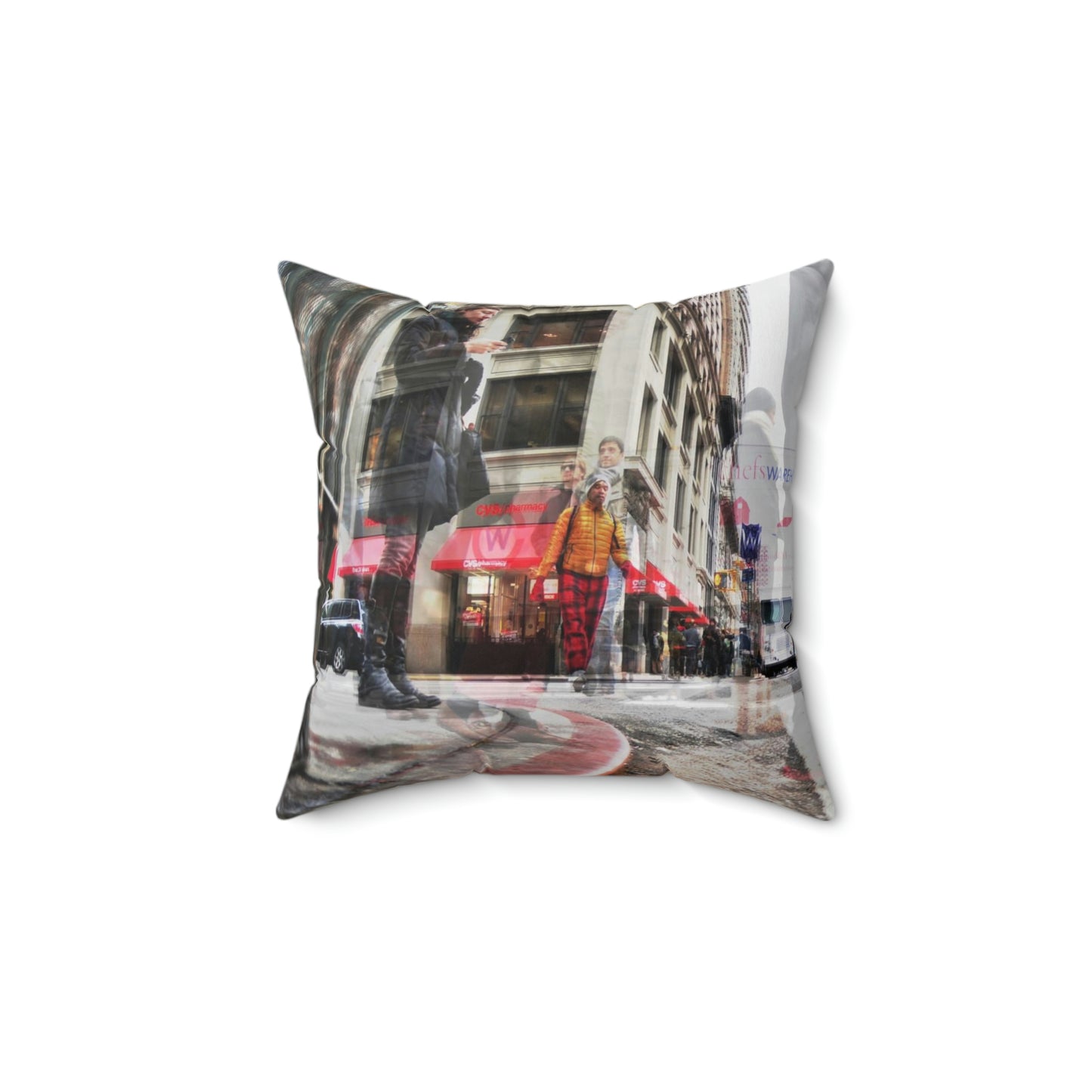The NYC pillow Spun Polyester Square Pillow