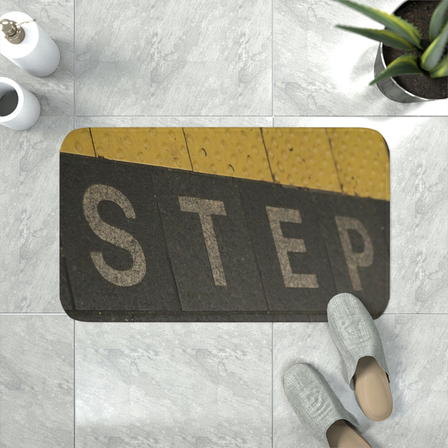 NYC -Subway STEP - Memory Foam Bath Mat
