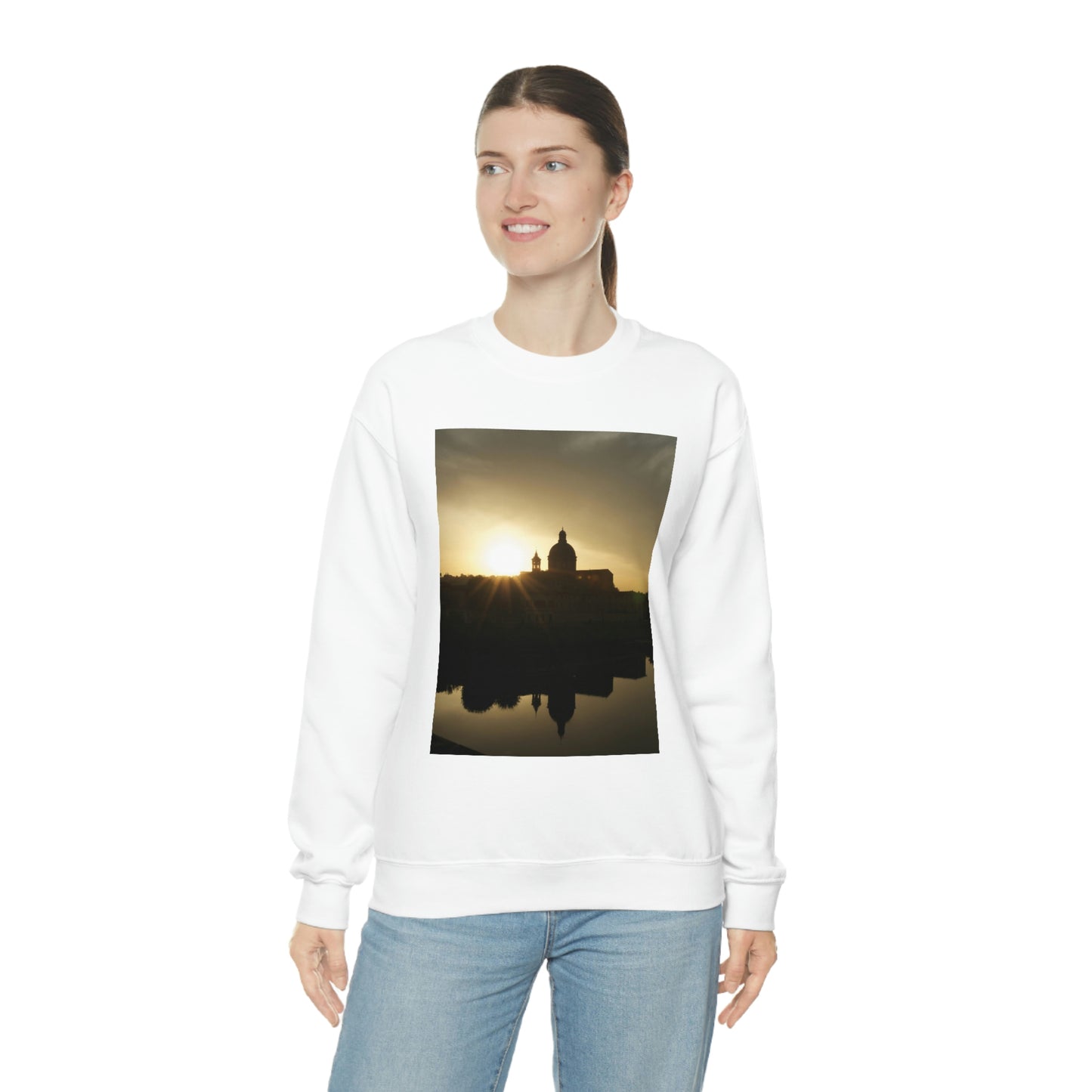ITALY SUN SET -Unisex Heavy Blend Crewneck Sweatshirt